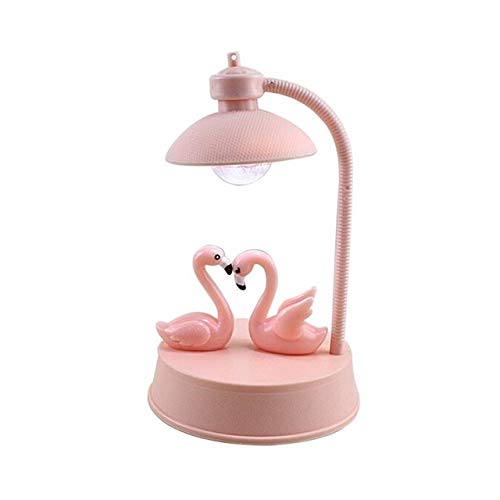 Creative Flamingo Night Light - LED Bedroom Lamp for Kids & Adults, Warm White Glow, Home Decor, Nursery, Dorm Room - Perfect for Nighttime Reading & Relaxation