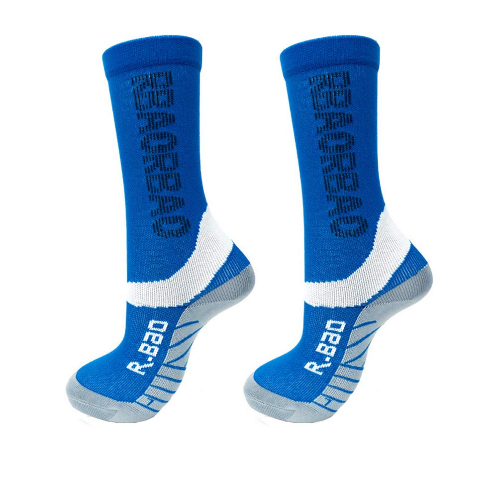Kids Cycling Socks - Long Compression Hiking Socks for Boys & Girls - Soft Breathable Balance Bike Socks for Outdoor Sports & Active Play