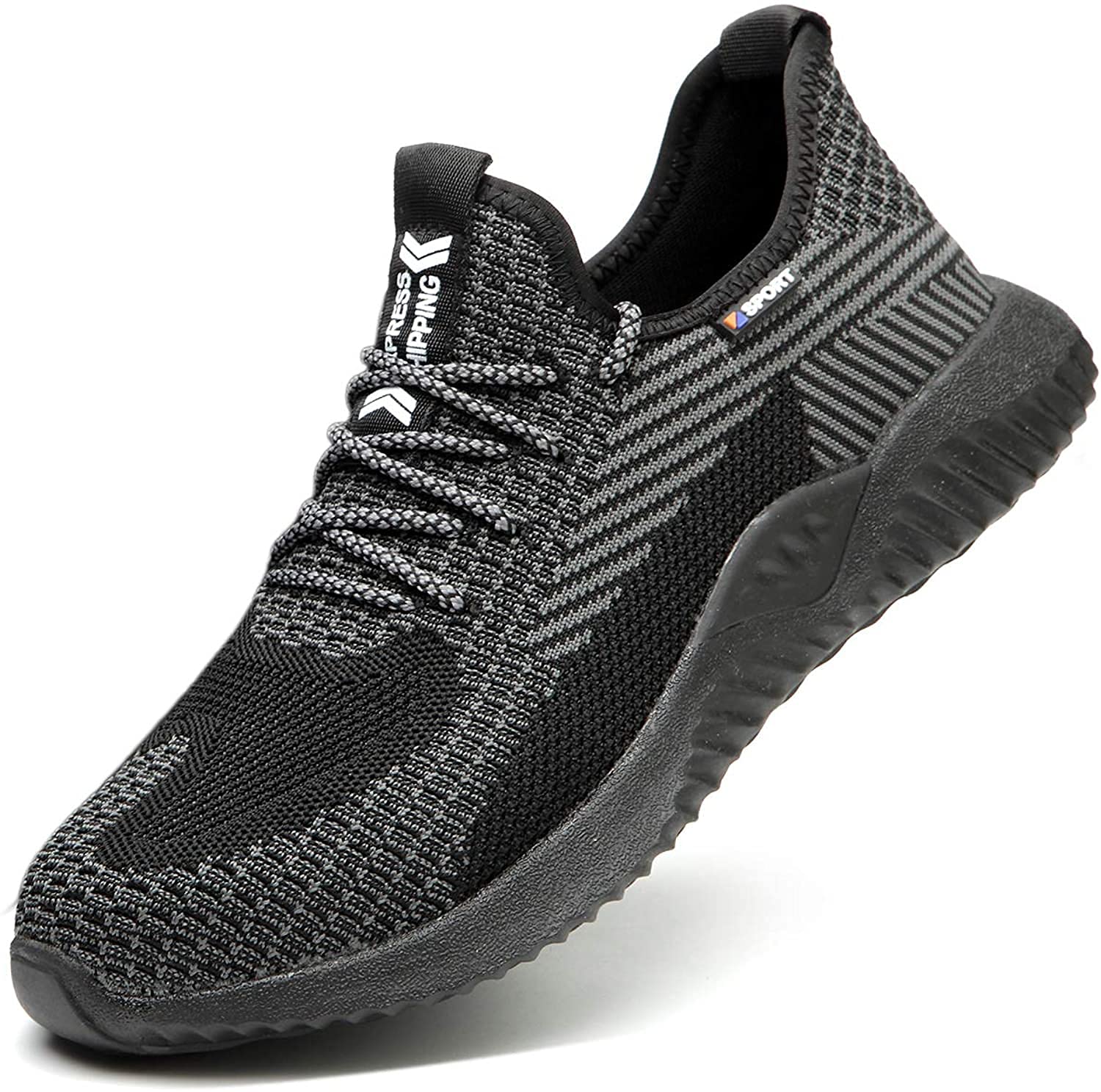 Steel Toe Safety Shoes for Women & Men - Lightweight Industrial Work Boots with Puncture Proof Design - Durable Construction Sneakers for Warehouse, Factory & Outdoor Work