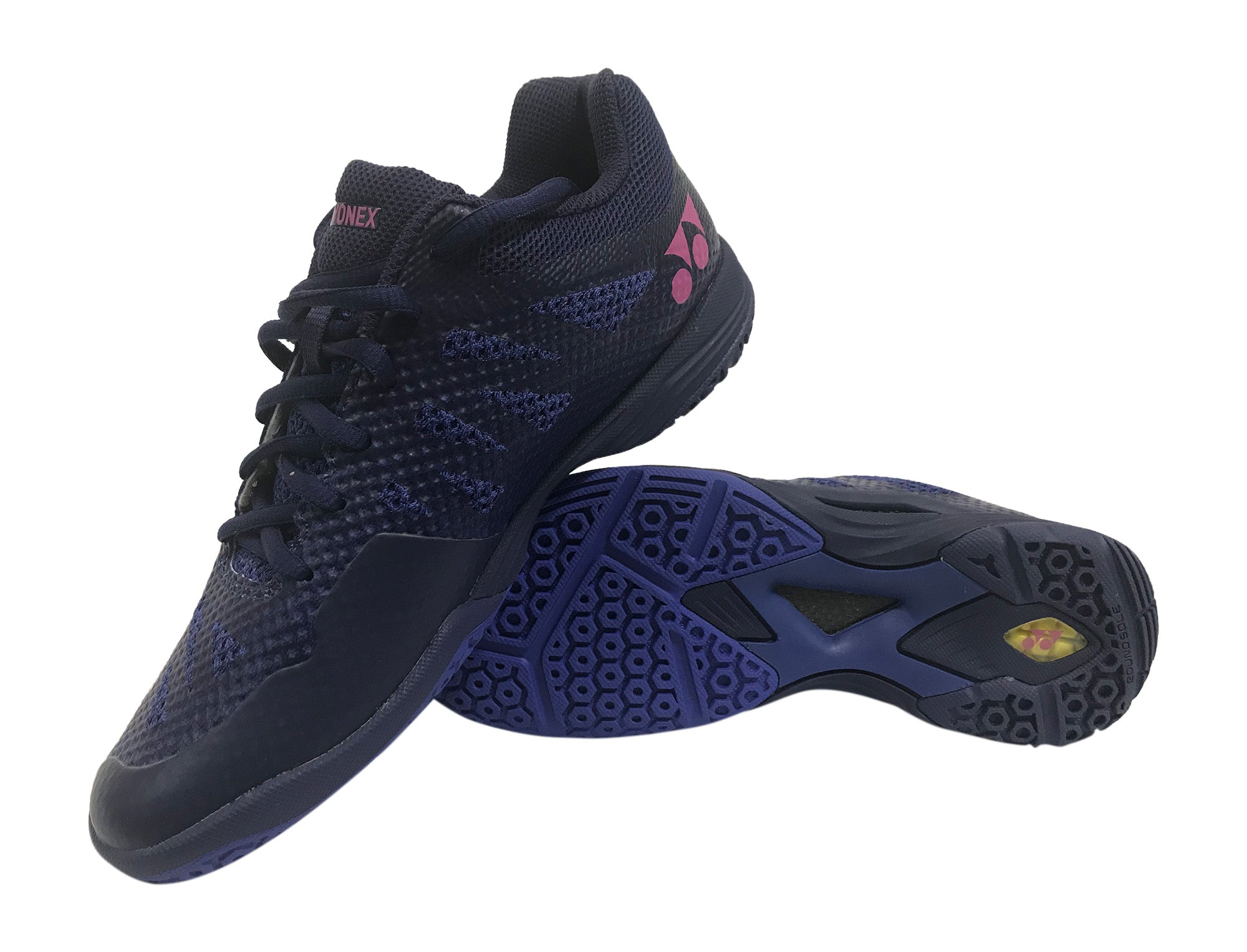 Yonex Aerus 3 LX Badminton Shoes for Women & Men - Lightweight Cushioned Court Shoes for Badminton, Tennis & Indoor Sports - Navy Blue Performance Athletic Footwear