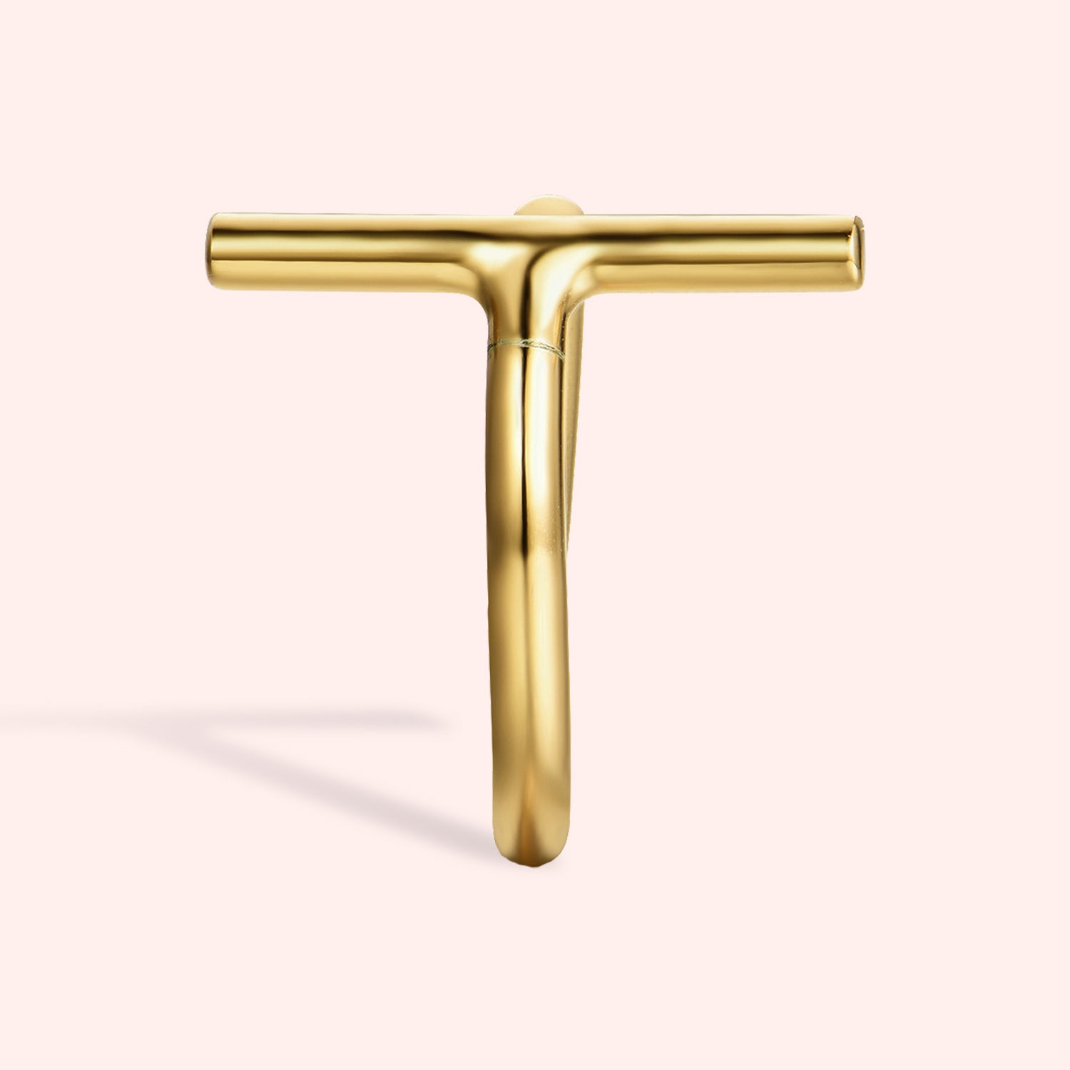 Charisma Gold Lip Ring - Stylish Body Jewelry for Piercings, Perfect for Parties & Self-Expression