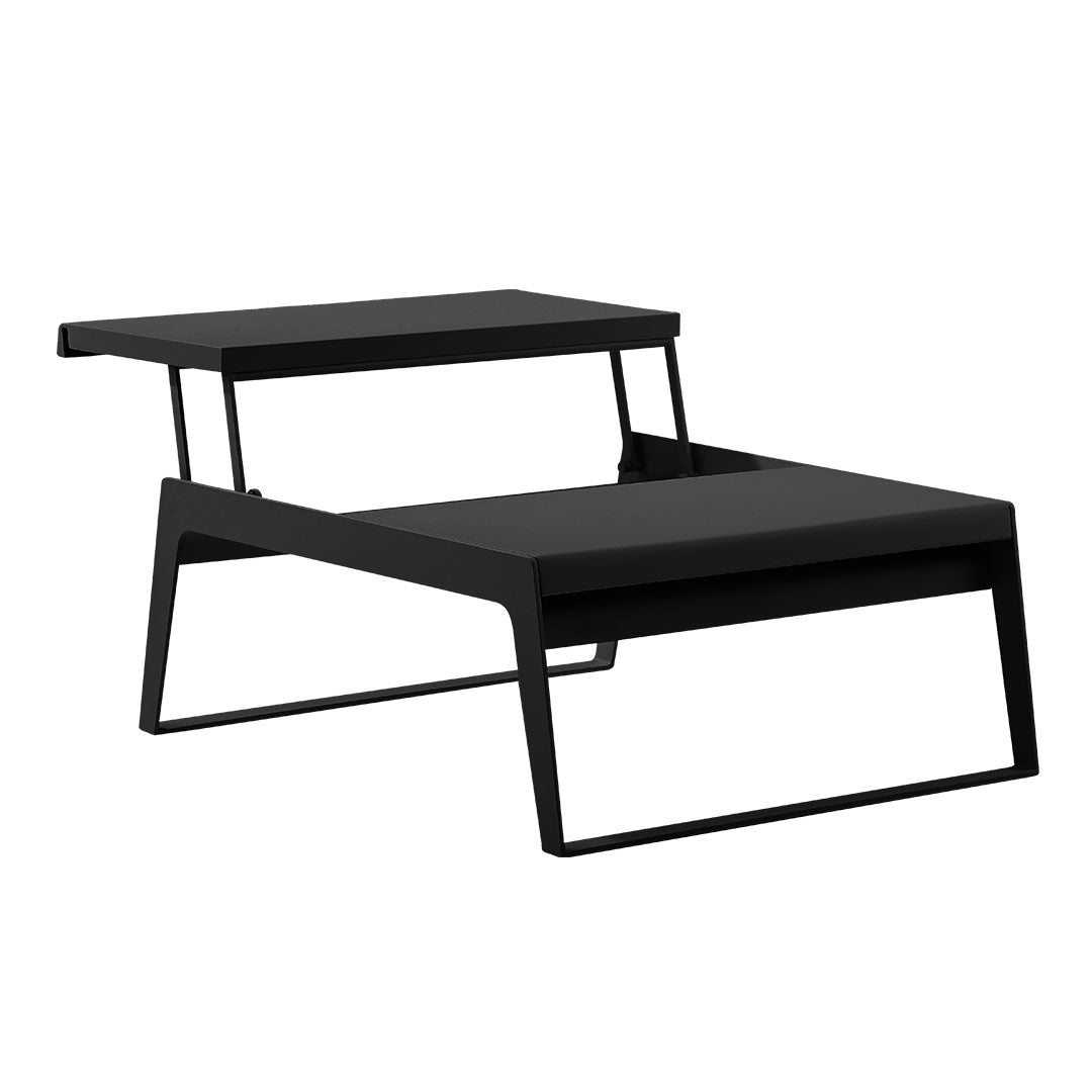 Modern Dual Height Chill Out Coffee Table - Adjustable Design for Living Room, Lounge & Office Use