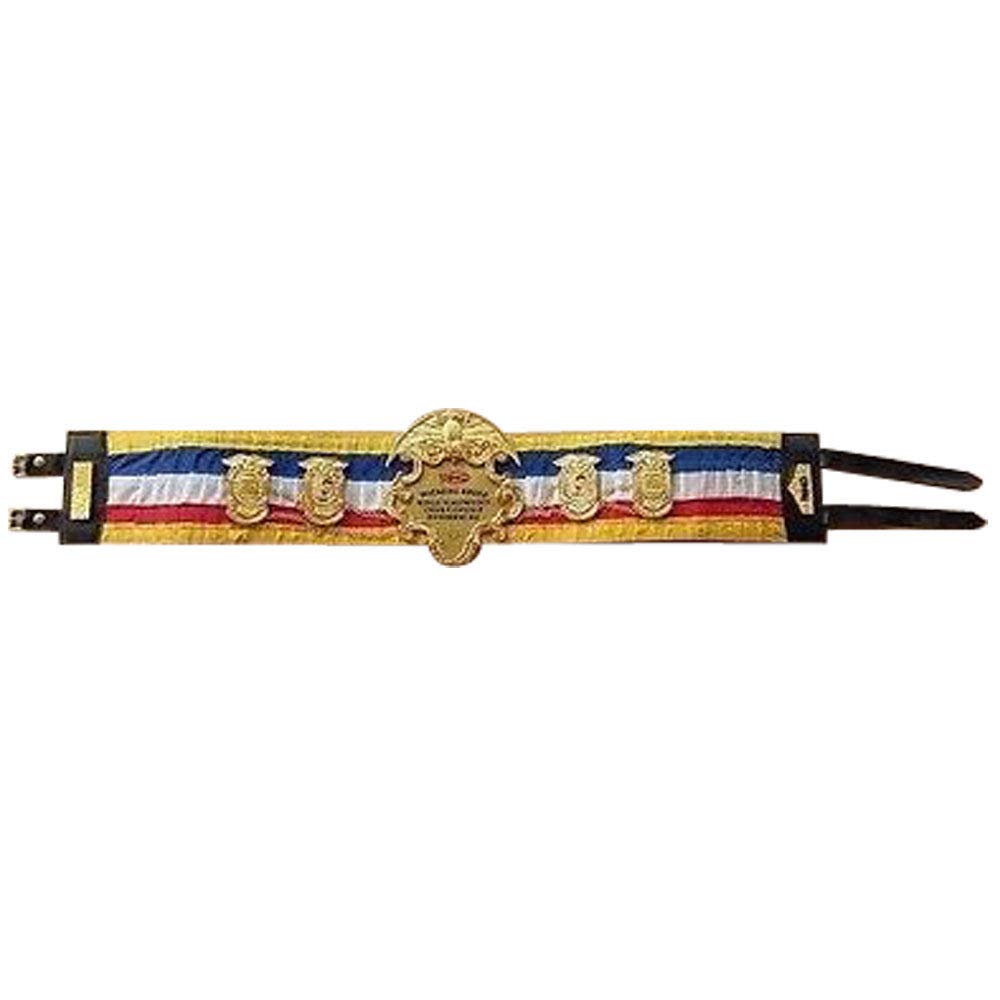 Muhammad Ali Ring Magazine Exact Replica Boxing Belt with Metal Plates - Authentic Heavyweight Championship Belt for Adults | Boxing Memorabilia, Collector's Item, Costume Accessory