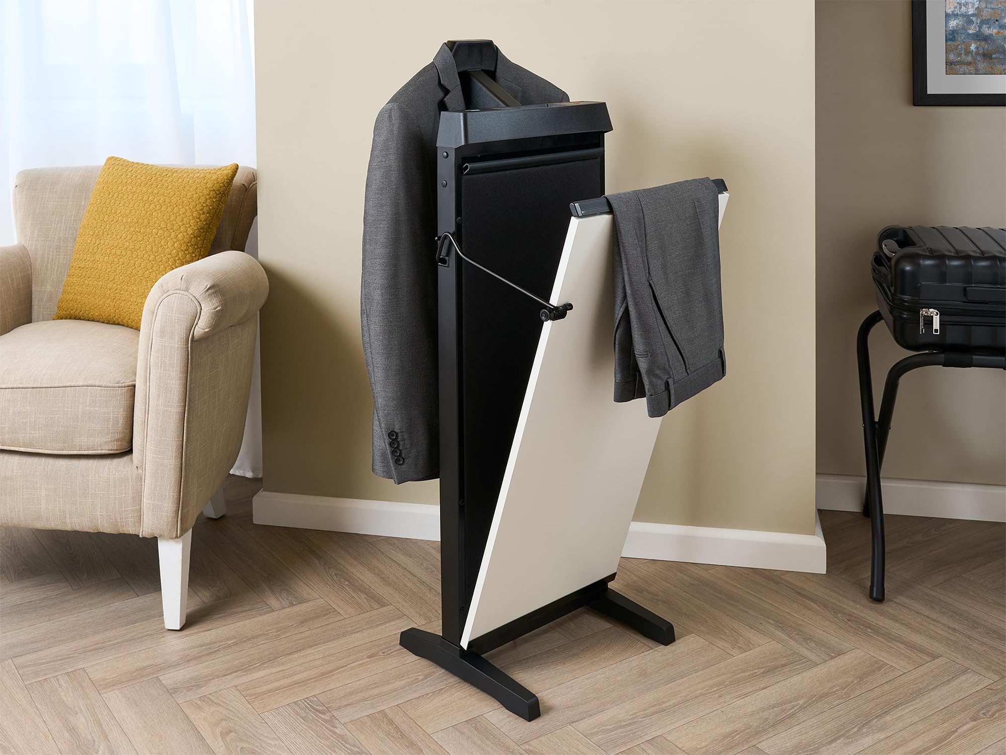 Corby 3300 White Pants Press - Professional Garment Steamer for Wrinkle-Free Trousers - Perfect for Home, Office & Travel Use