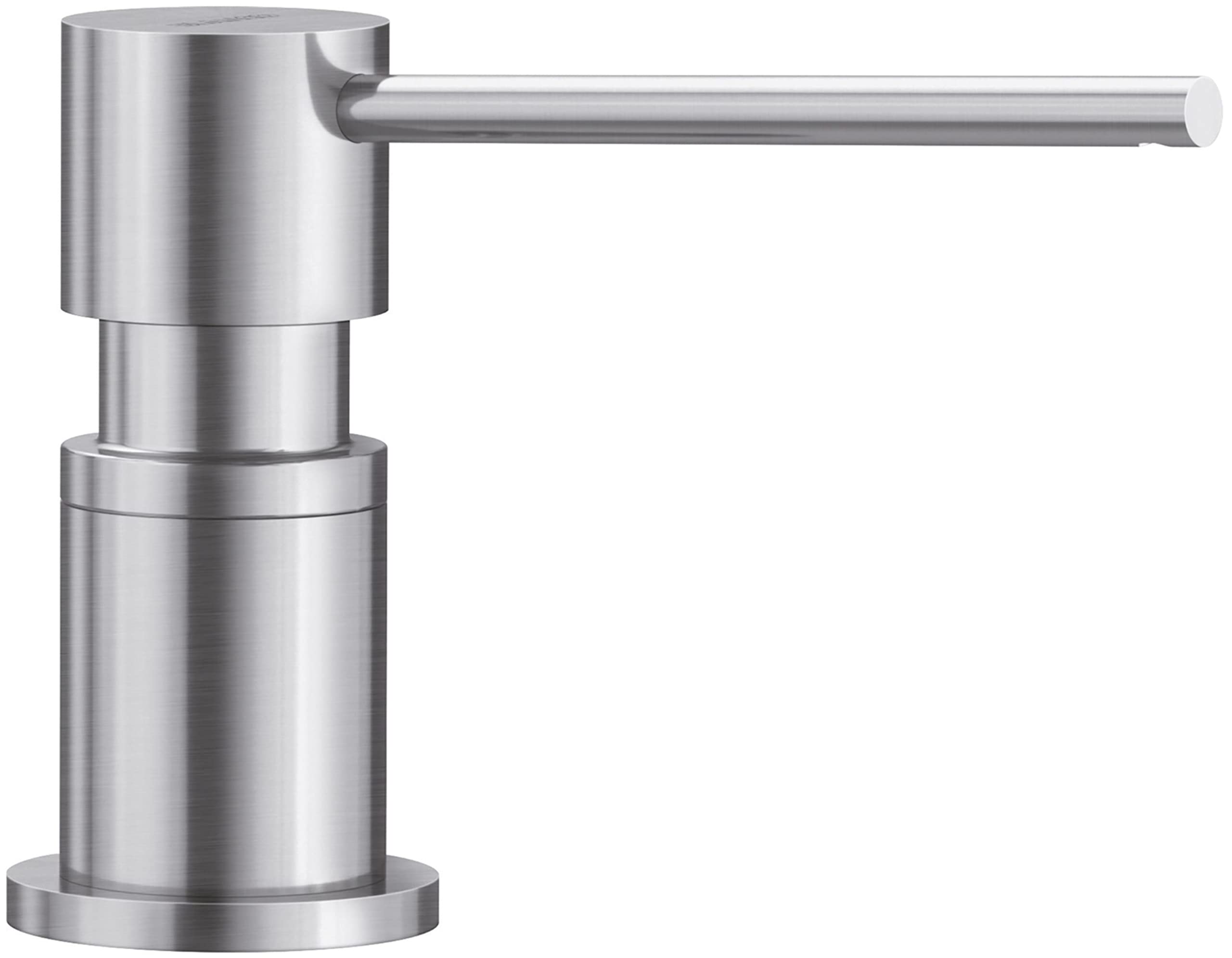 BLANCO LATO 10 oz Stainless Steel Kitchen Soap Dispenser - Touch-Free Automatic Liquid Soap Pump for Sink, Countertop, Bathroom & Office (Model 402299)