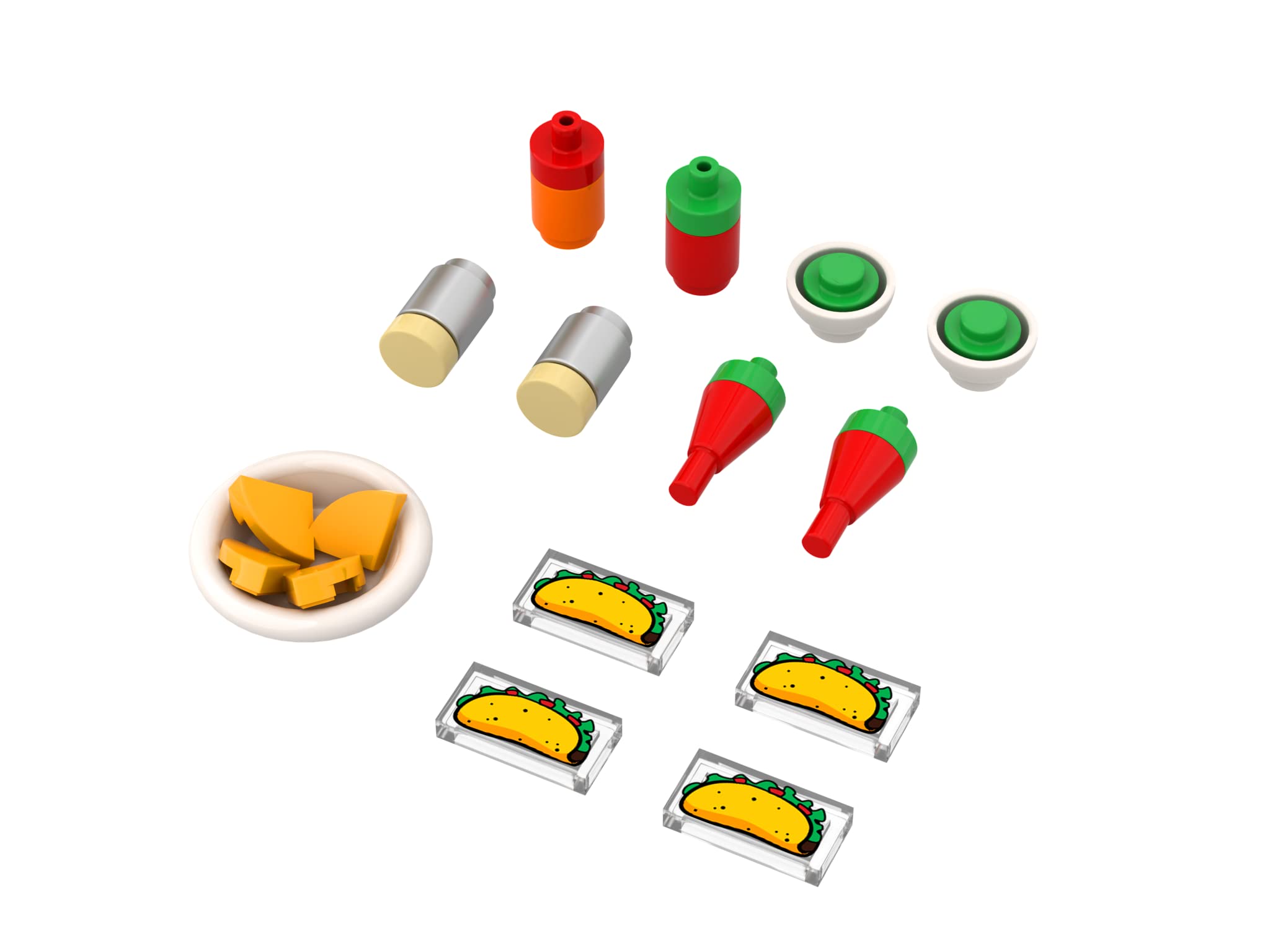 Brick Loot Taco Truck Toy Building Block Set - 185 Pieces with Spinning Street Sign | Compatible with Lego & Major Brands | Creative STEM Toy for Kids Age 6+ & Adults | Perfect for Playtime, Collectors & DIY Model Building