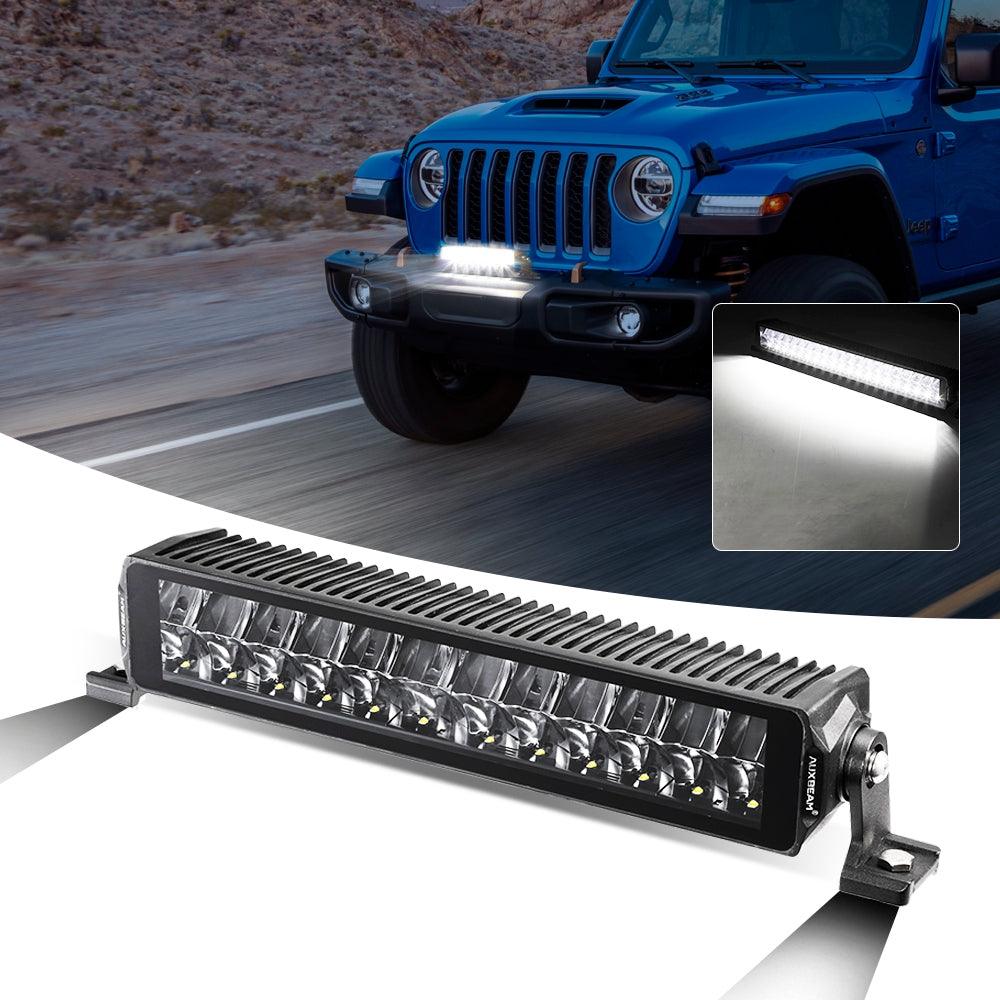 SP Basic Series 12 Inch 96W 10560LM Dual Row Off Road LED Light Bar - High Power Waterproof LED Work Light for Trucks, ATVs, UTVs, Boats & Off-Road Vehicles - Perfect for Night Driving, Camping & Emergency Lighting