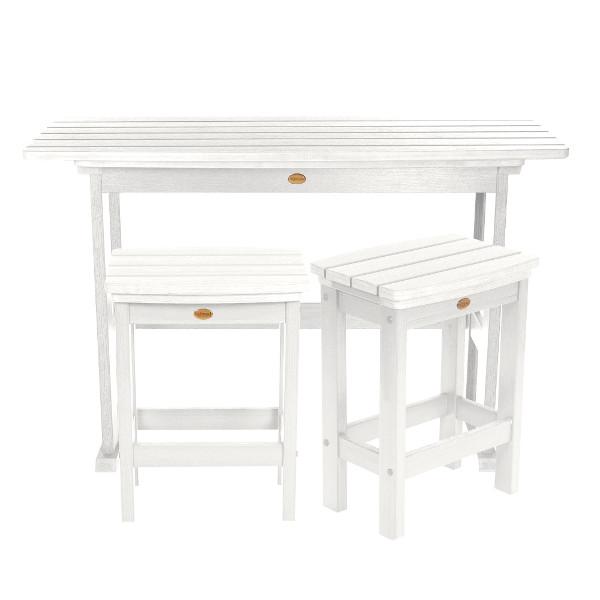 Lehigh 3-Piece Counter Height Balcony Set - Outdoor Patio Furniture for Small Spaces, Bistro Dining, and Apartment Living