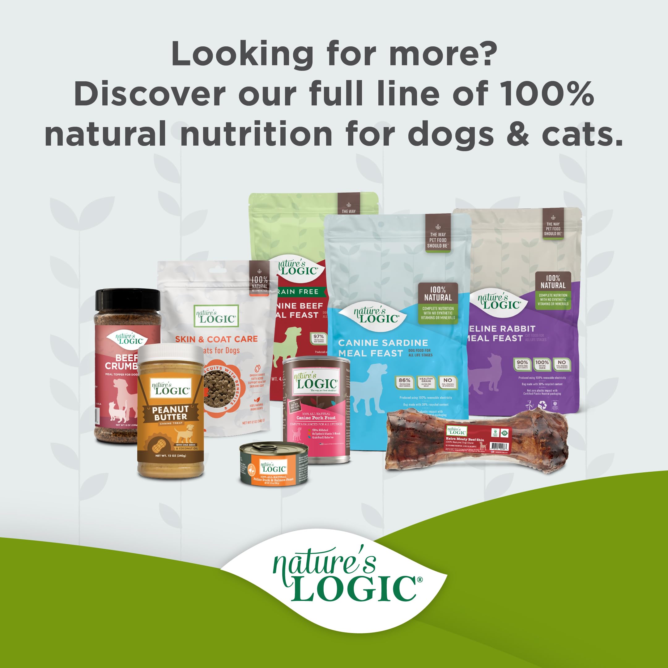 NATURE'S LOGIC Sardine Recipe Natural Dry Dog Food - High Protein Grain-Free Canine Meal for Adult Dogs - Perfect for Daily Nutrition & Digestive Health