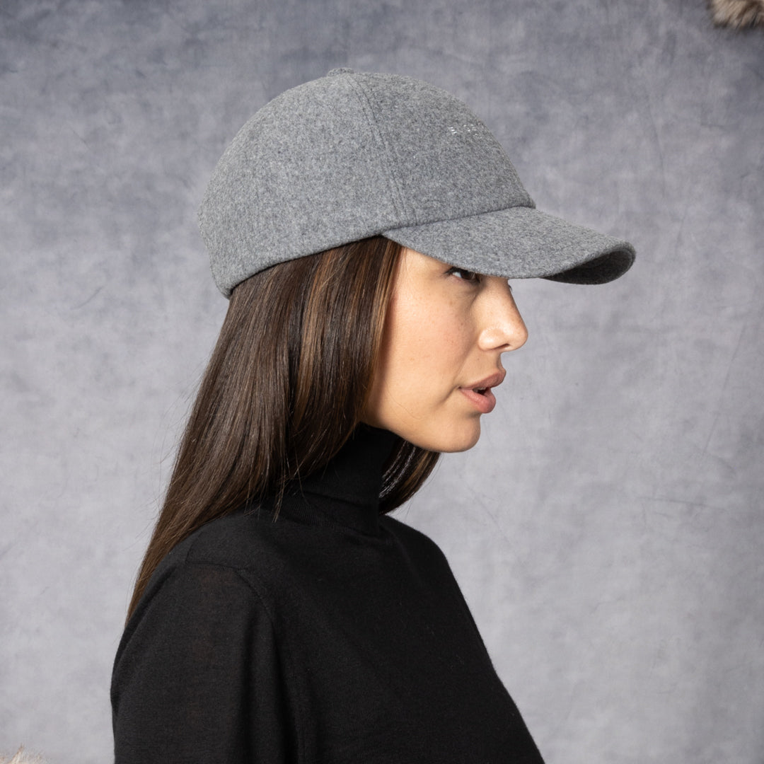 Premium Wool Baseball Cap for Men & Women - Soft & Comfortable Unisex Adjustable Hat - Perfect for Outdoor Sports, Hiking, and Casual Wear