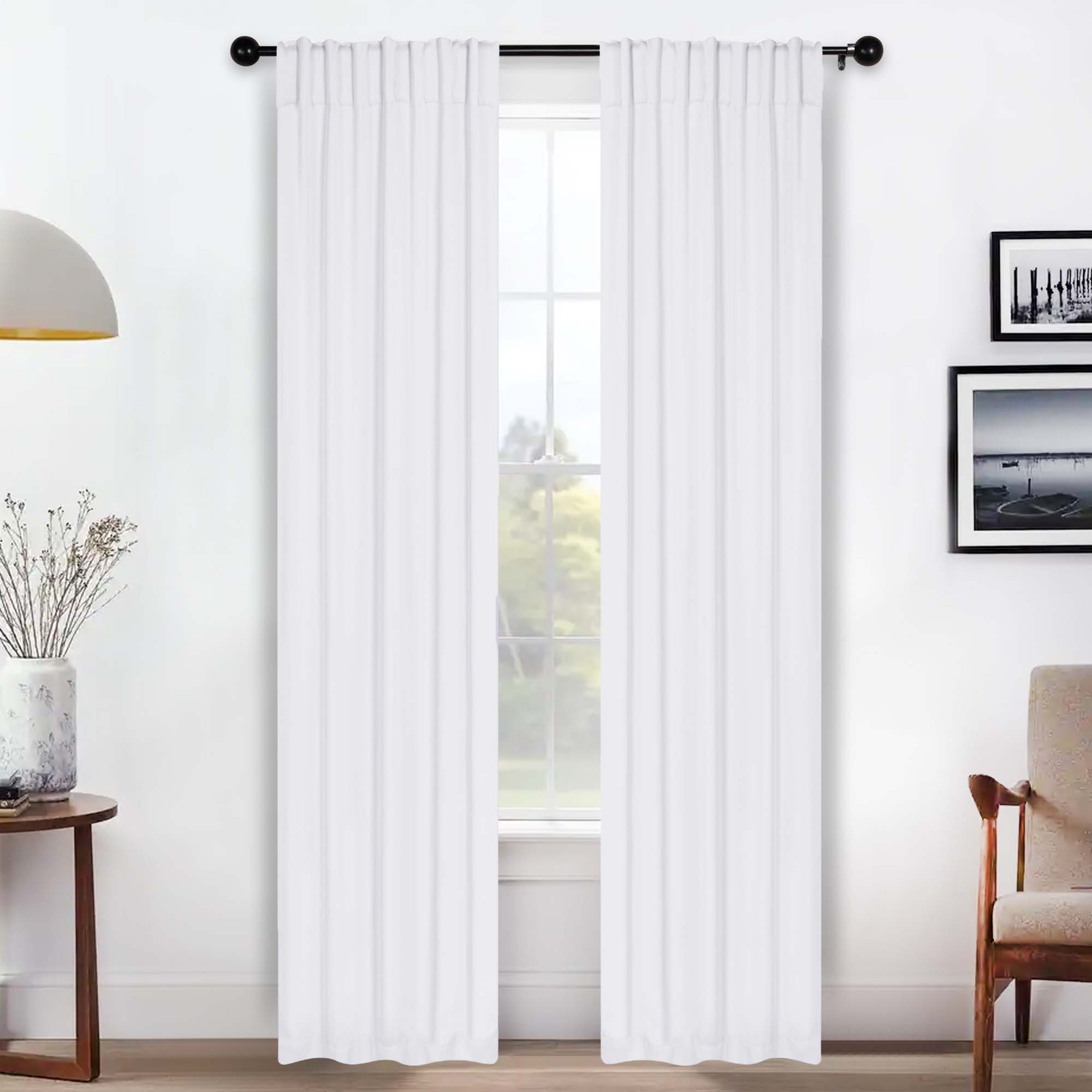 Blackout Curtains for Bedroom - Solid Room Darkening Thermal Insulated Drapes, Set of 2 Panels - Perfect for Nursery, Home Theater & Light Sleepers