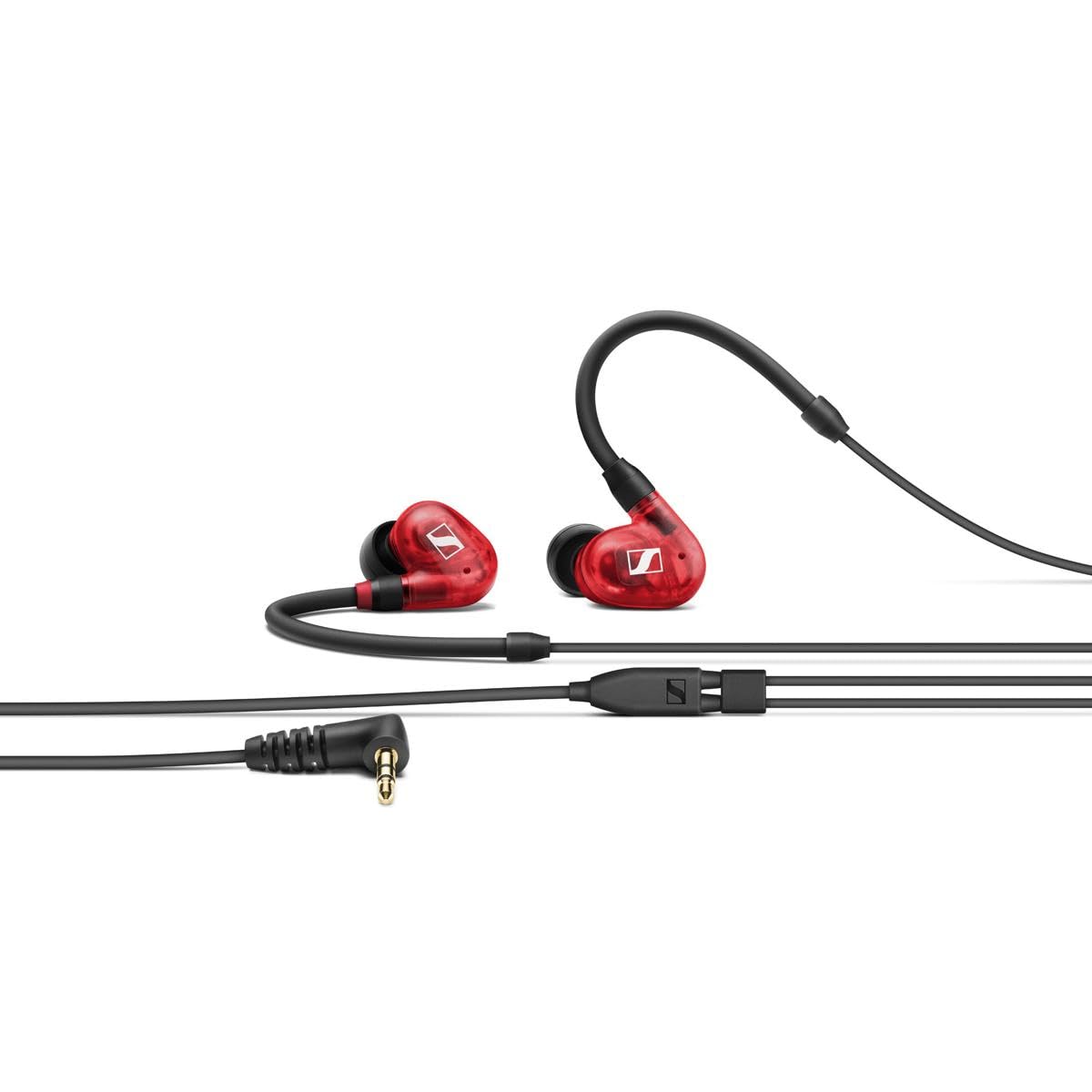 SENNHEISER Professional In-Ear Wired Audio Monitor Headphones - Red (Model 508942) for Musicians, DJs & Live Performances