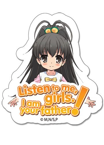 Hina Sticker - Japanese Anime Vinyl Waterproof Decals for Laptops, Phones, Water Bottles - Perfect for DIY Crafts, Room Decor, and Personalizing Your Devices