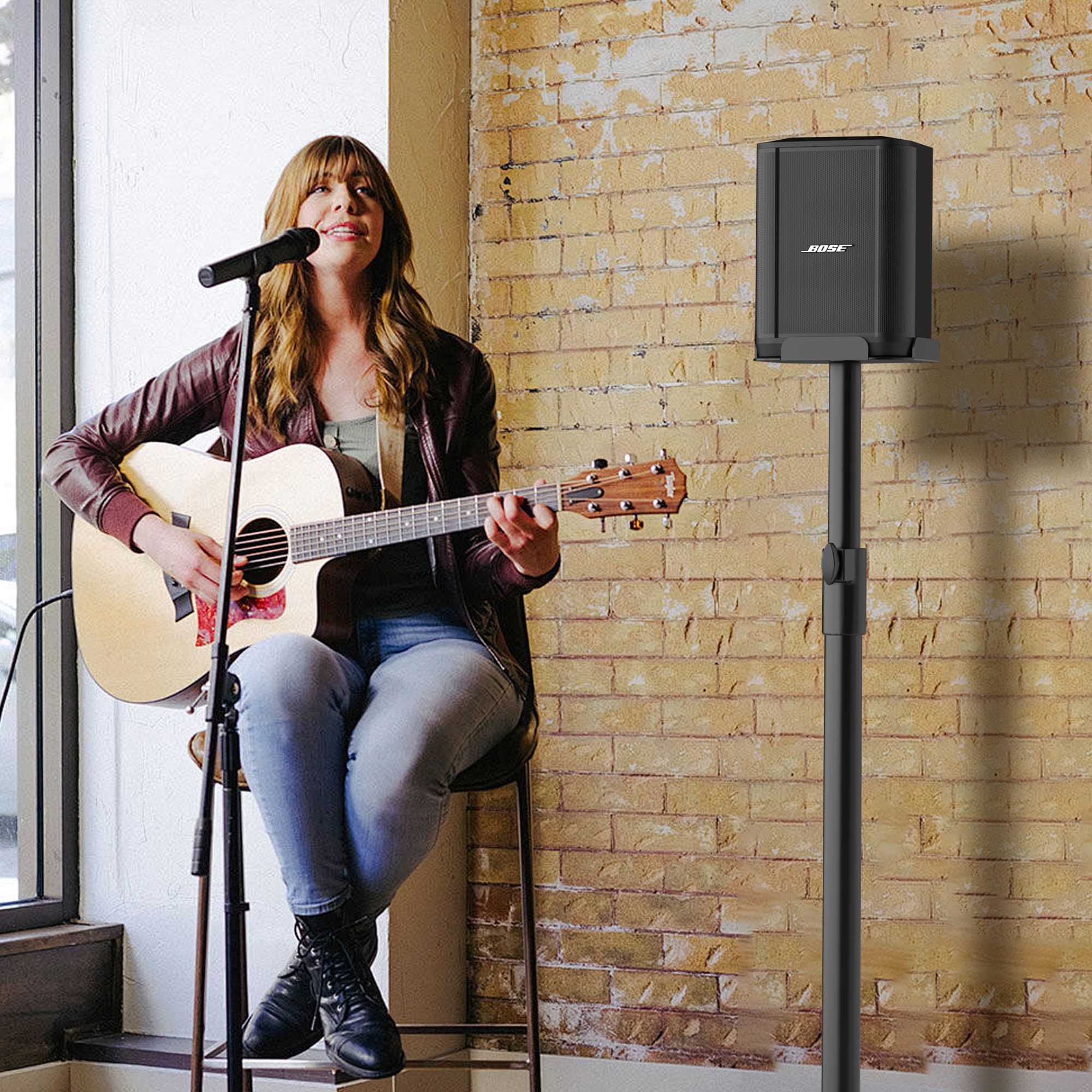 Heavy Duty Adjustable Speaker Stand for Bose S1 PRO Plus/S1 PRO - 36.2