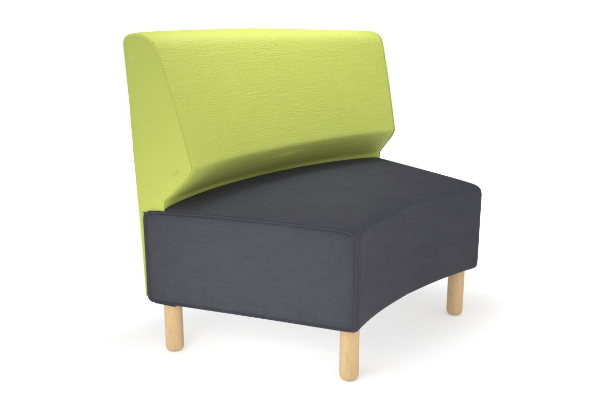 Mondo Round Big Back Lounge Chair - Comfortable Modern Living Room Seating for Relaxing and Entertaining