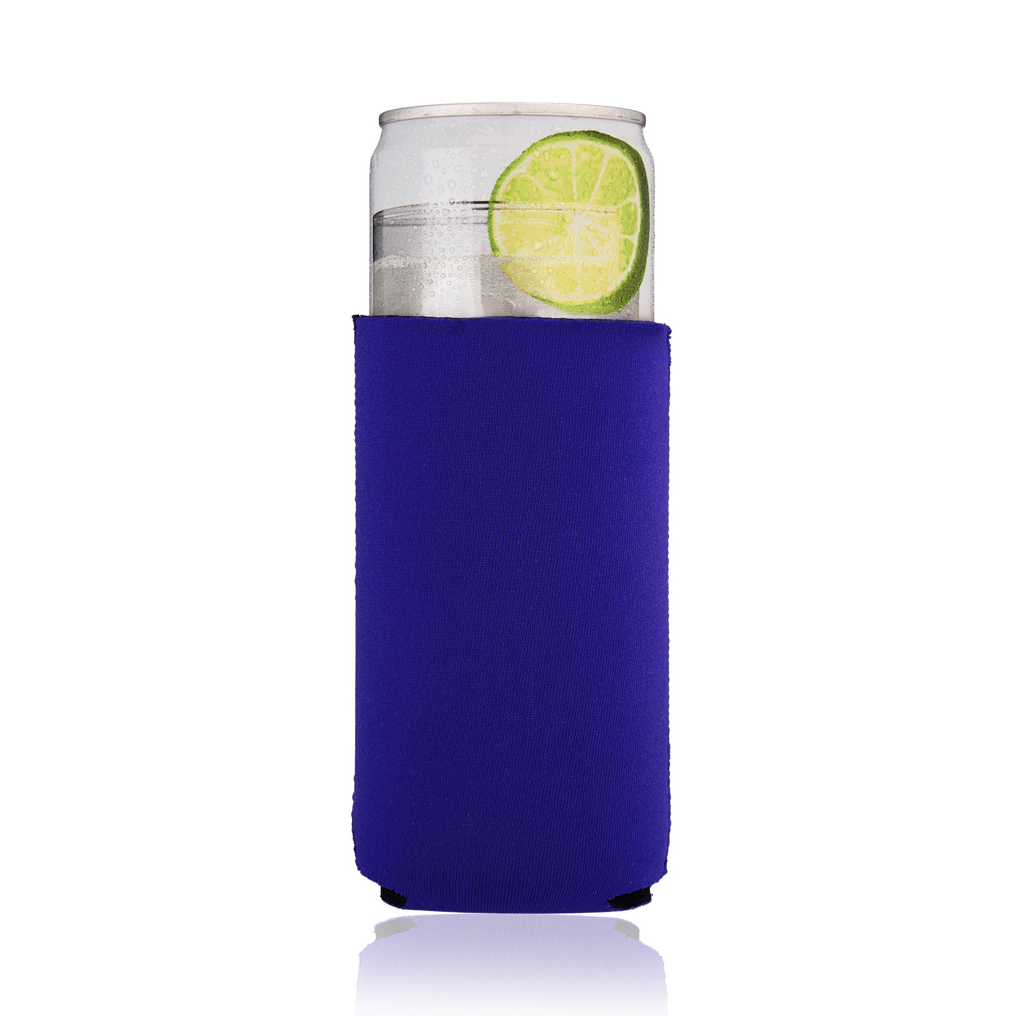 True Slim Can Sleeve - Blue Insulated Beverage Holder for 12oz Cans | Perfect for Parties, Picnics & Outdoor Events