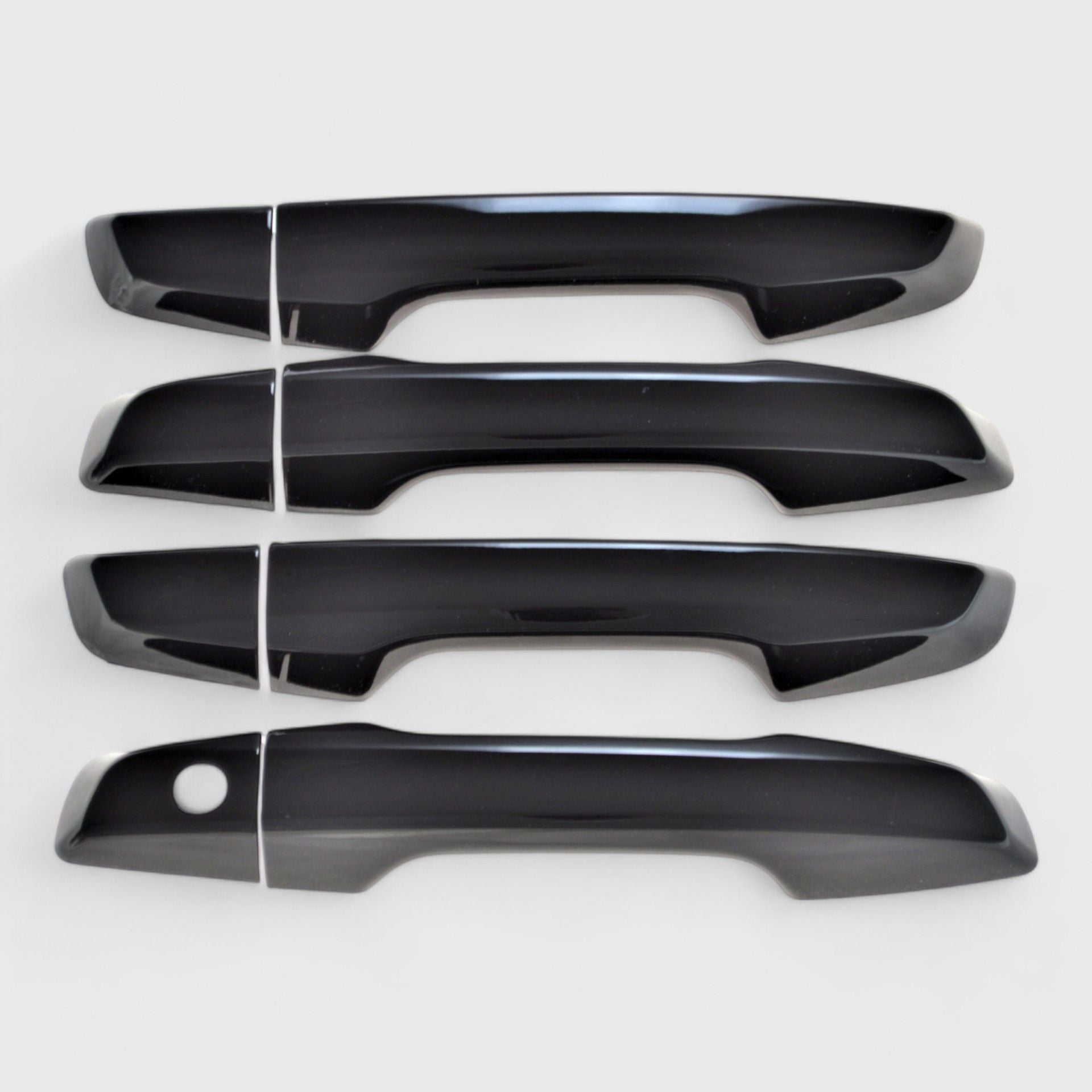 Gloss Black Chrome Delete Door Handle Cover for Cars - No Smart Key - Model DH6276BLK - Upgrade Your Vehicle's Exterior Style (Fits Most Sedans & SUVs)