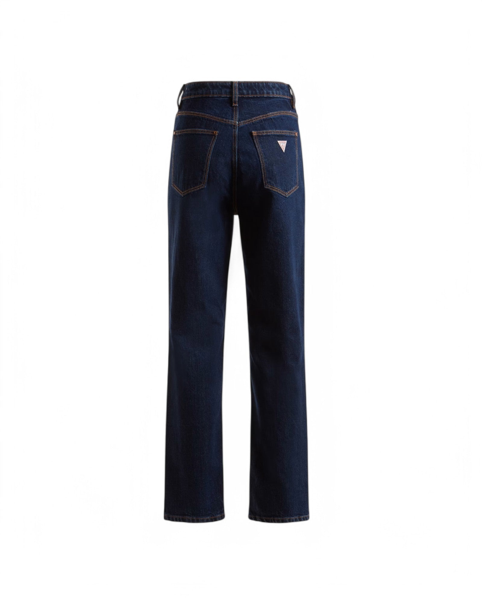 High Rise Straight Leg Mom Jeans for Women - Authentic Dark Wash Denim Pants, Comfortable & Stylish for Casual Wear, Work, and Everyday Outfits