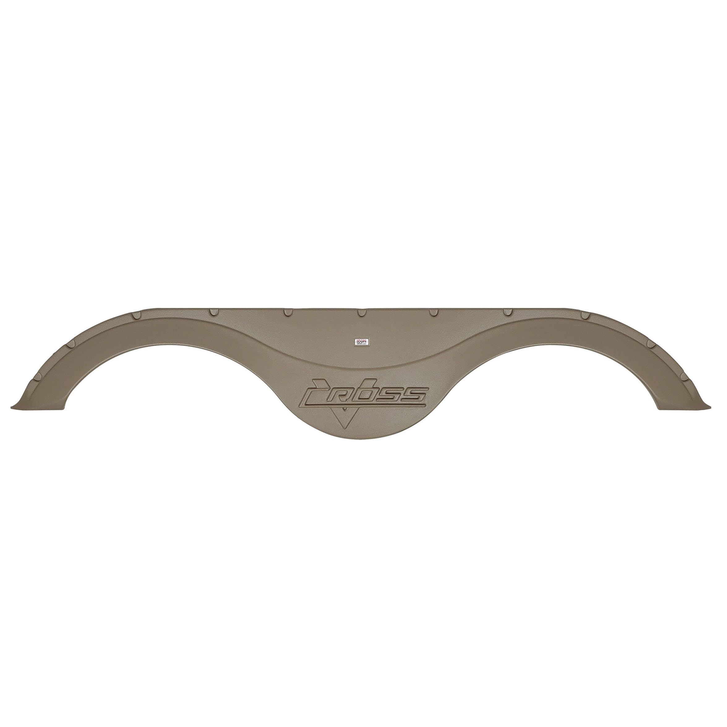 ICON 14532 Black Fender Skirt for Tandem Trailers & Forest River RVs - FS4448 Replacement Part | Perfect for RV, Camper & Travel Trailer Protection