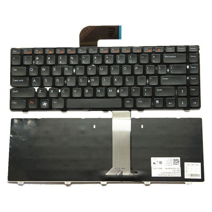 Original Dell Vostro 1440 1450 1540 1550 English Keyboard Replacement (Part# 0X08K3/X08K3/NSK/DX0SW) - Compatible with Laptop, Office & Home Use