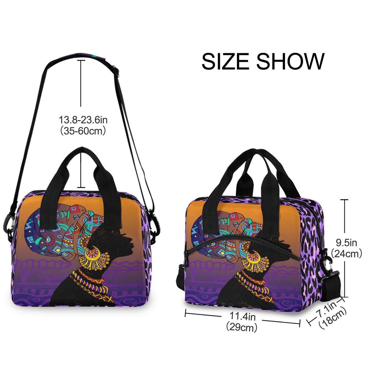 Insulated Lunch Bag for Women & Men - Reusable Leakproof Lunch Tote Cooler Box for Work, School, Picnics & Outdoor Activities | MNSRUU