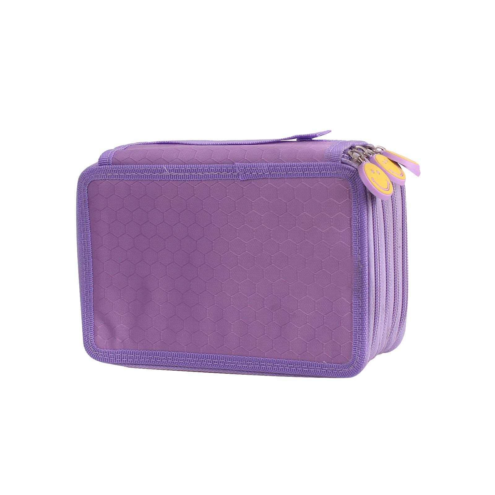 4-Layer Oxford Canvas Pencil Pouch - Large Capacity School Supply Organizer for Pens, Markers & Art Supplies | Portable Middle & High School Pencil Case (Color 2) | Perfect for Classroom, College & Office Organization