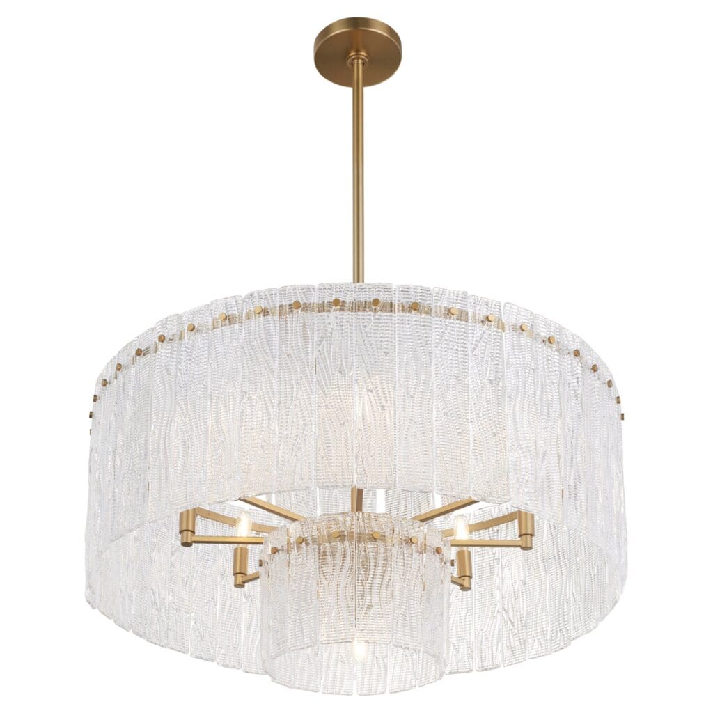 Cyan Design 11631 Othello 9-Light Chandelier in Aged Brass - Elegant Vintage Lighting for Dining Room, Living Room & Bedroom