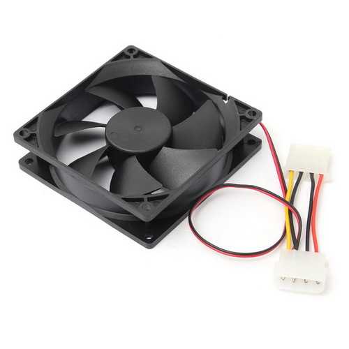 12V 4-Pin PC CPU Cooling Fan 90x90x25mm - Ultra Quiet Computer Case Fan for Desktop, Gaming PC & Workstation Cooling
