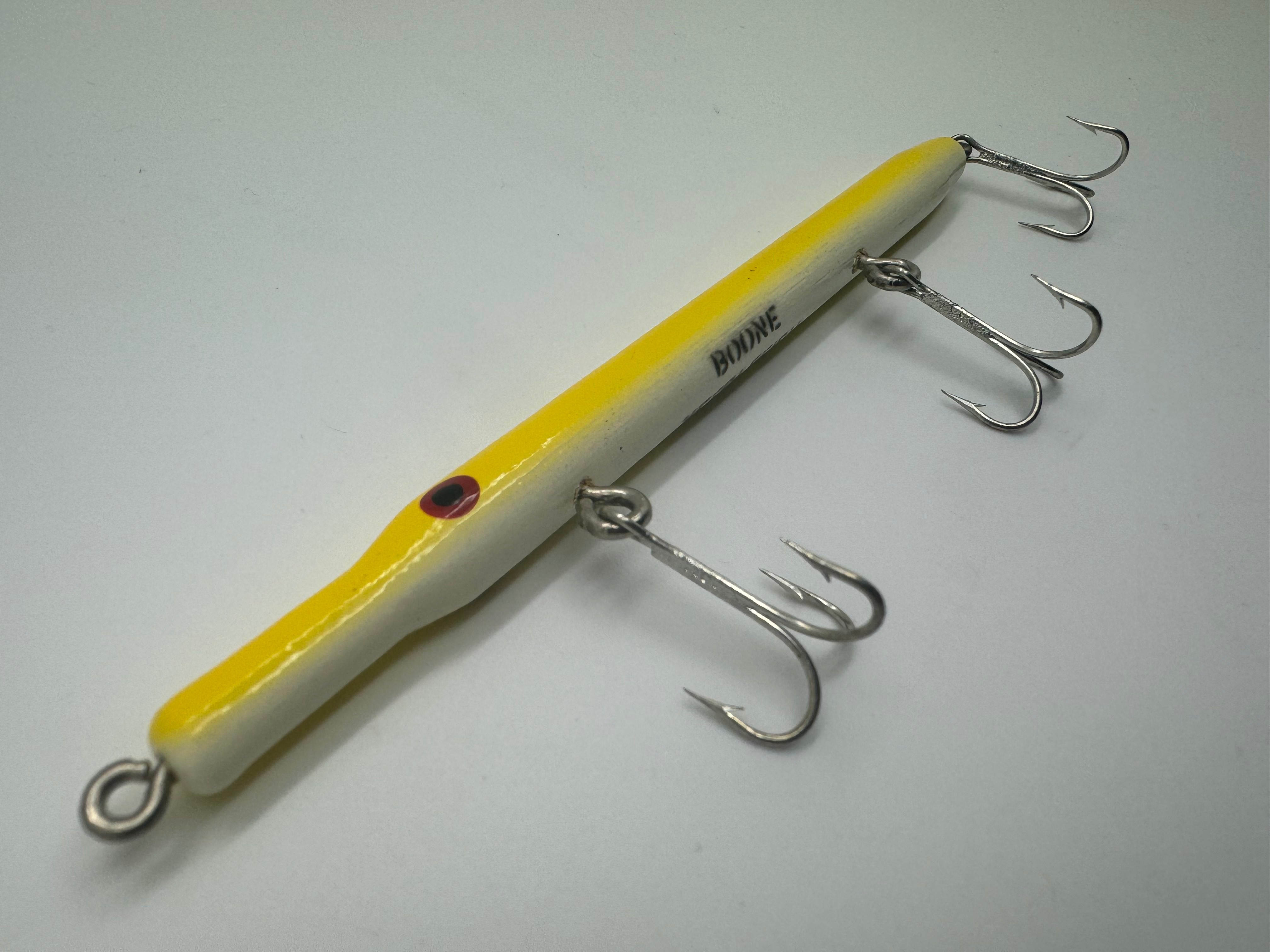 Boone 7000 Series 5 1/4 Inch Needlefish Fishing Lure - Yellow - Saltwater & Freshwater Bass Fishing Bait for Casting and Trolling