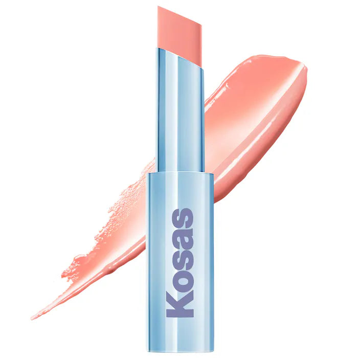 Kosas Hydrating Lip Gloss with Ceramides - Wet Stick™ for Moisturized, Shiny Lips | Perfect for Daily Wear, Makeup Looks & On-the-Go Hydration