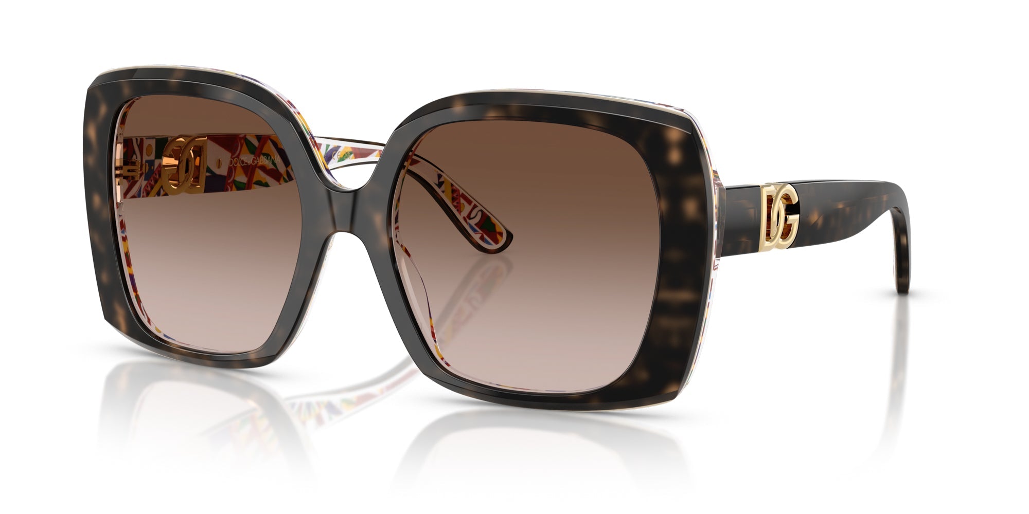 Havana On White Barrow/Brown Gradient