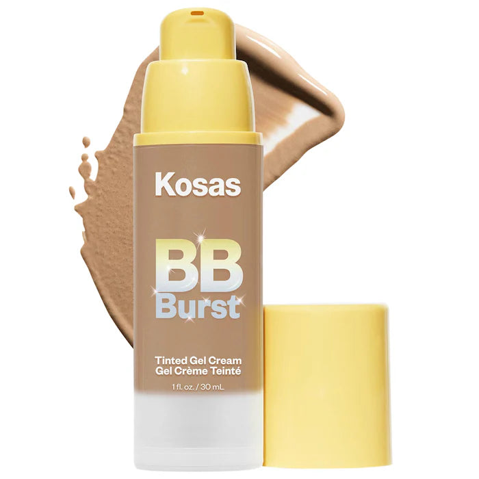 Kosas BB Burst™ Hydrating Tinted BB Cream with Copper Peptides - Lightweight, Buildable Coverage for Daily Wear & Flawless Skin | Perfect for Work, Date Night & Travel
