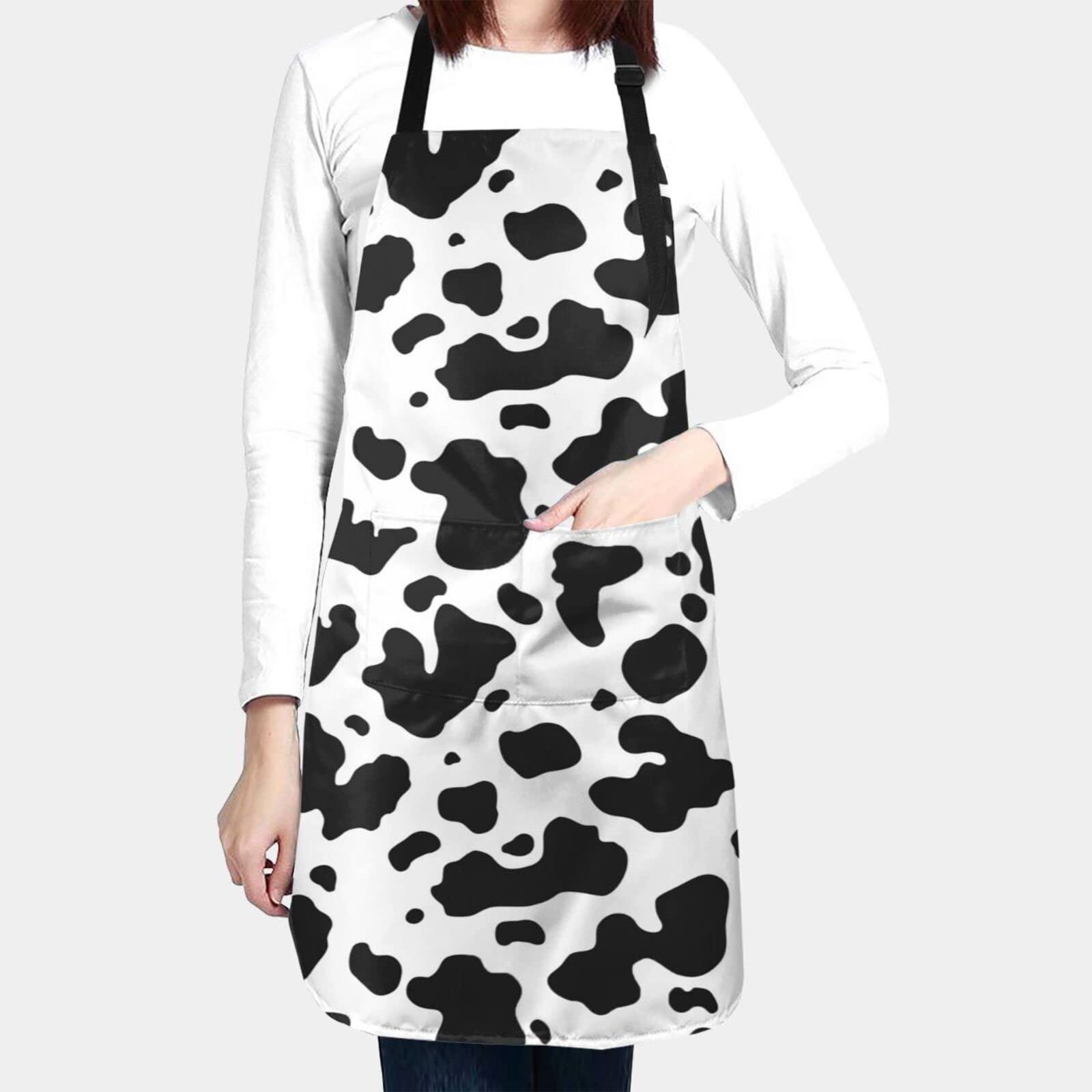 Funny Waterproof Adjustable Kitchen Apron for Cooking & BBQ - Chef Bib with 2 Pockets - Great Gift for Women & Men - Perfect for Home Cooking, Grilling, Baking and Restaurant Use