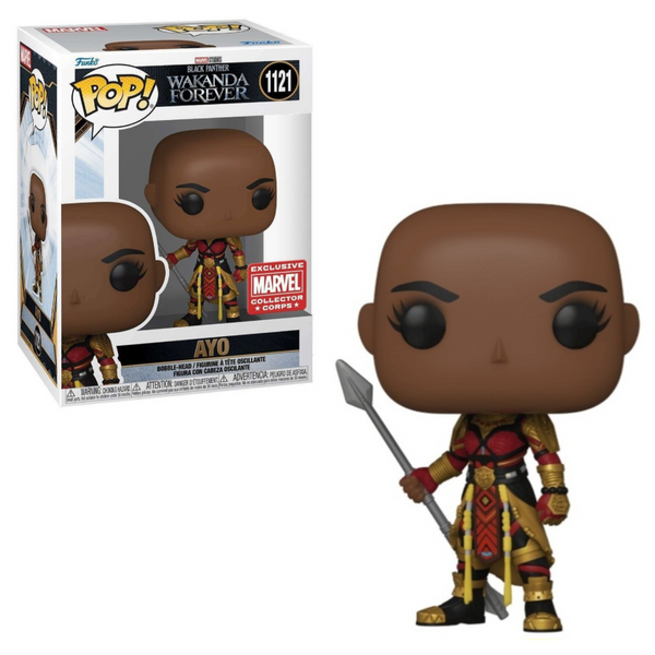 Black Panther Wakanda Forever Ayo Action Figure - Marvel Collector Corps Exclusive - Perfect for Marvel Fans, Collectors, and Display