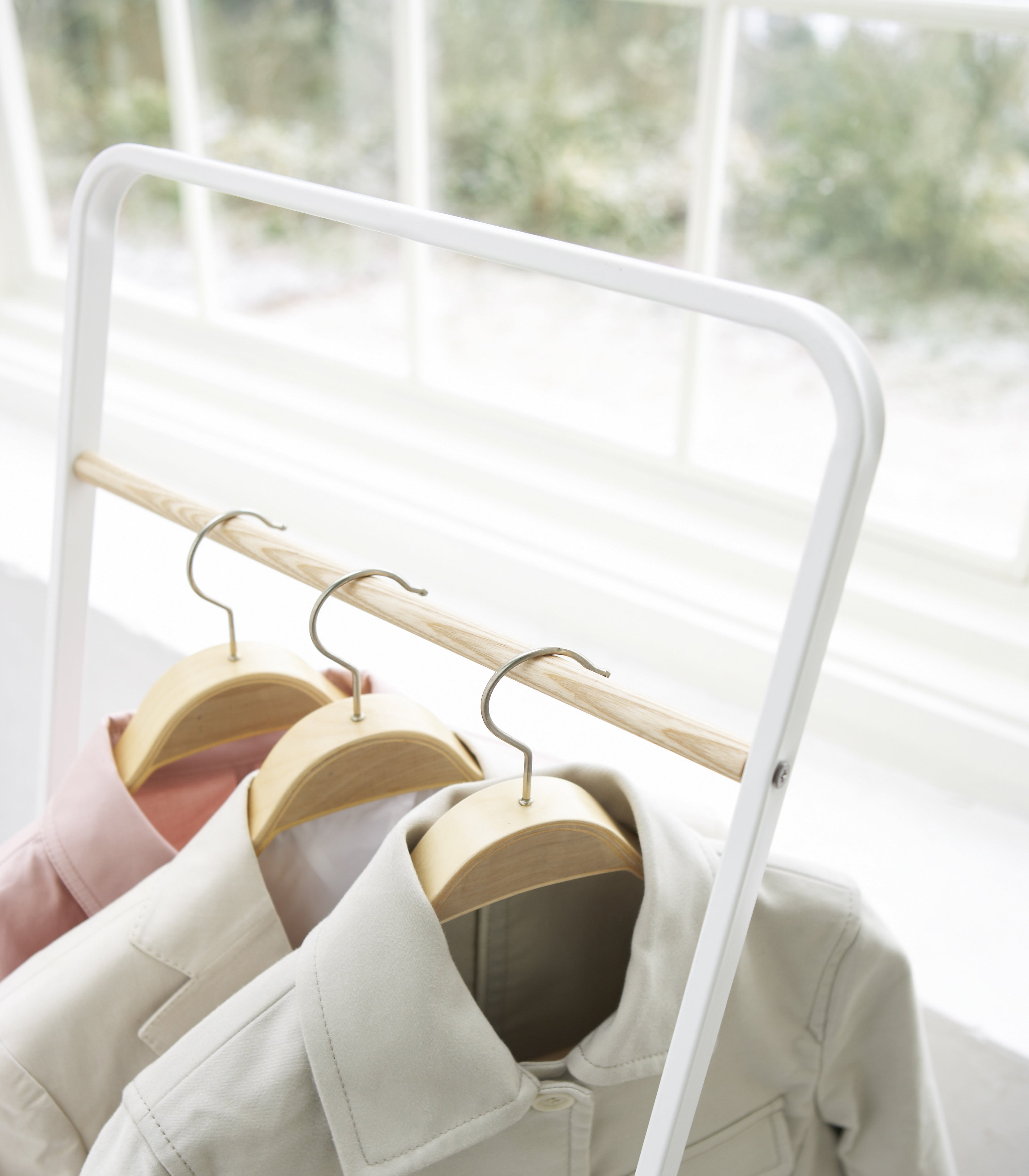 55 Inch Heavy Duty Steel Coat Rack - Wall Mounted Hanging Organizer for Jackets, Hats & Bags - Perfect for Entryway, Bedroom or Closet Organization