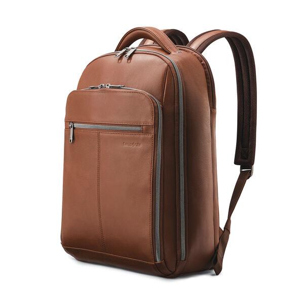 Samsonite Classic Leather Backpack for Men & Women - Durable Water-Resistant Laptop Backpack for Work, Travel & College - 15.6 Inch Business Computer Bag with USB Charging Port