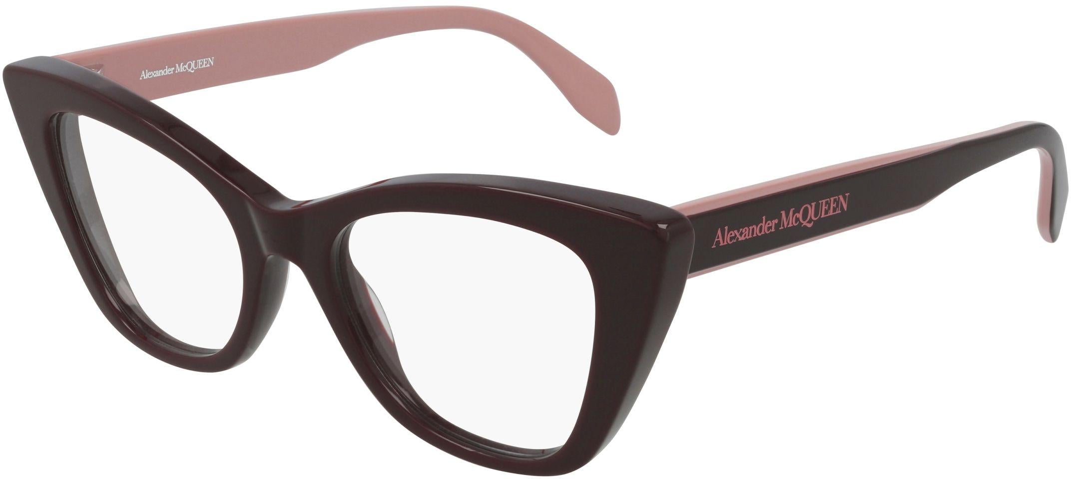 Alexander McQueen Romance AM0305O Eyeglasses for Women - Designer Optical Frames with UV Protection - Perfect for Work, Reading & Fashion Accessories