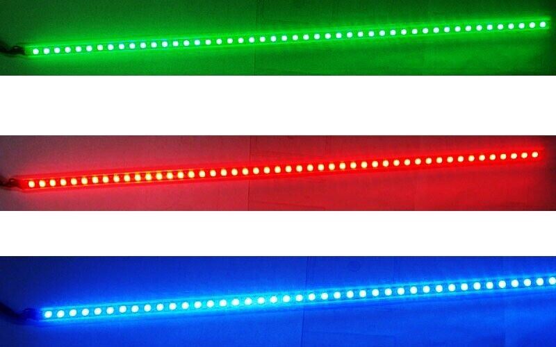 24/7 Color Under Hood & Behind Grille LED Knight Rider Strip Light Bar with Remote Control - Custom Car Lighting for Trucks, Jeeps & Off-Road Vehicles