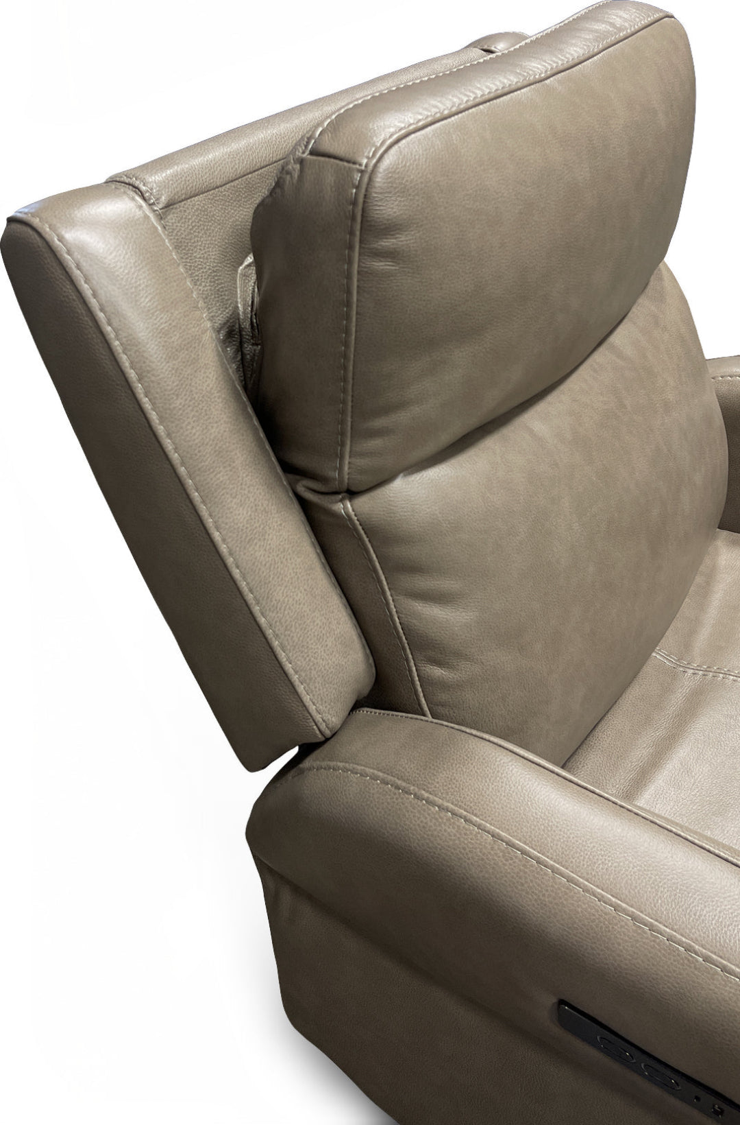 Premium Leather Power Swivel Glider Recliner Chair with USB Port - Ergonomic Comfort for Living Room, Home Theater & Office Relaxation