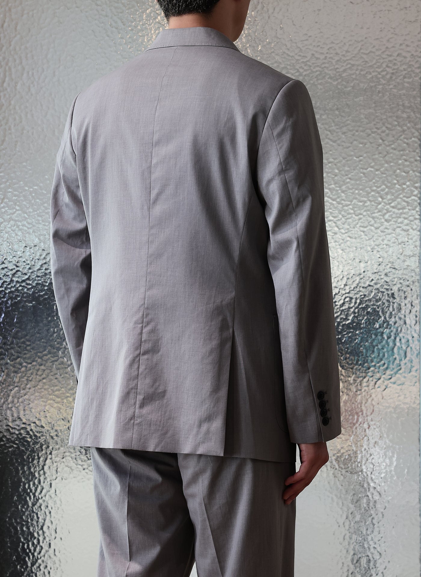 Coolmax Polyester Ramie Construction Suit Blazer for Men - Breathable & Lightweight Business Jacket - Perfect for Office Wear, Formal Events & Summer Weddings
