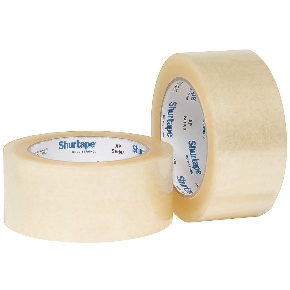 Shurtape AP 180 Heavy Duty Acrylic Film Packaging Tape - 100m x 48mm Clear Adhesive Tape for Shipping, Moving & Storage (36 Rolls) - Ideal for Cardboard Box Sealing, Warehouse Packaging & Industrial Use