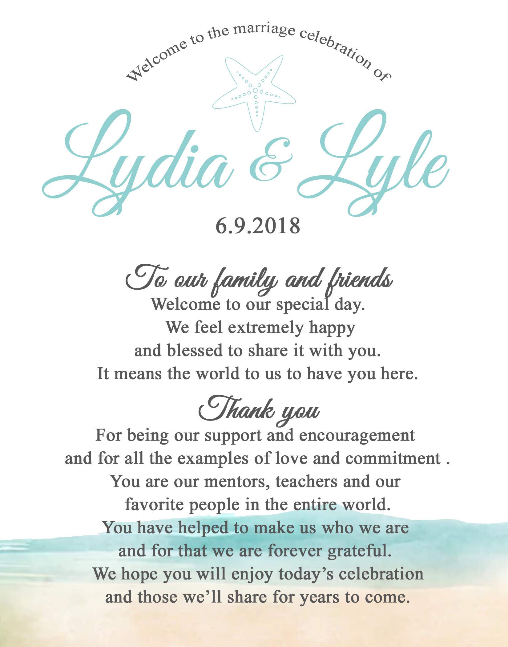 Personalized Wedding Fans for Beach & Destination Weddings - Set of 10 - Elegant Program Fans for Summer Ceremonies & Outdoor Events