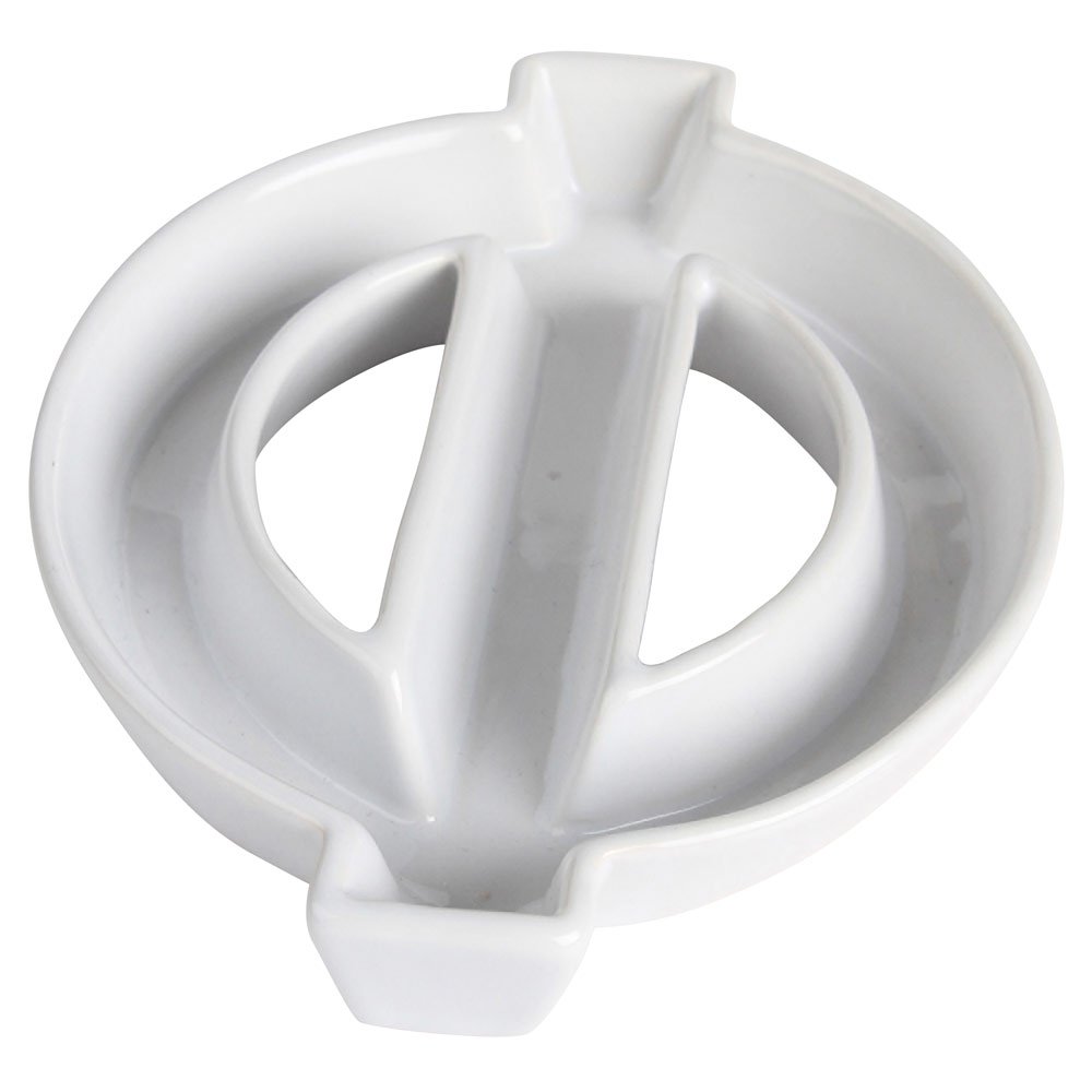 Greek Alphabet Ceramic Dish - Phi for Home Decor & Gifts