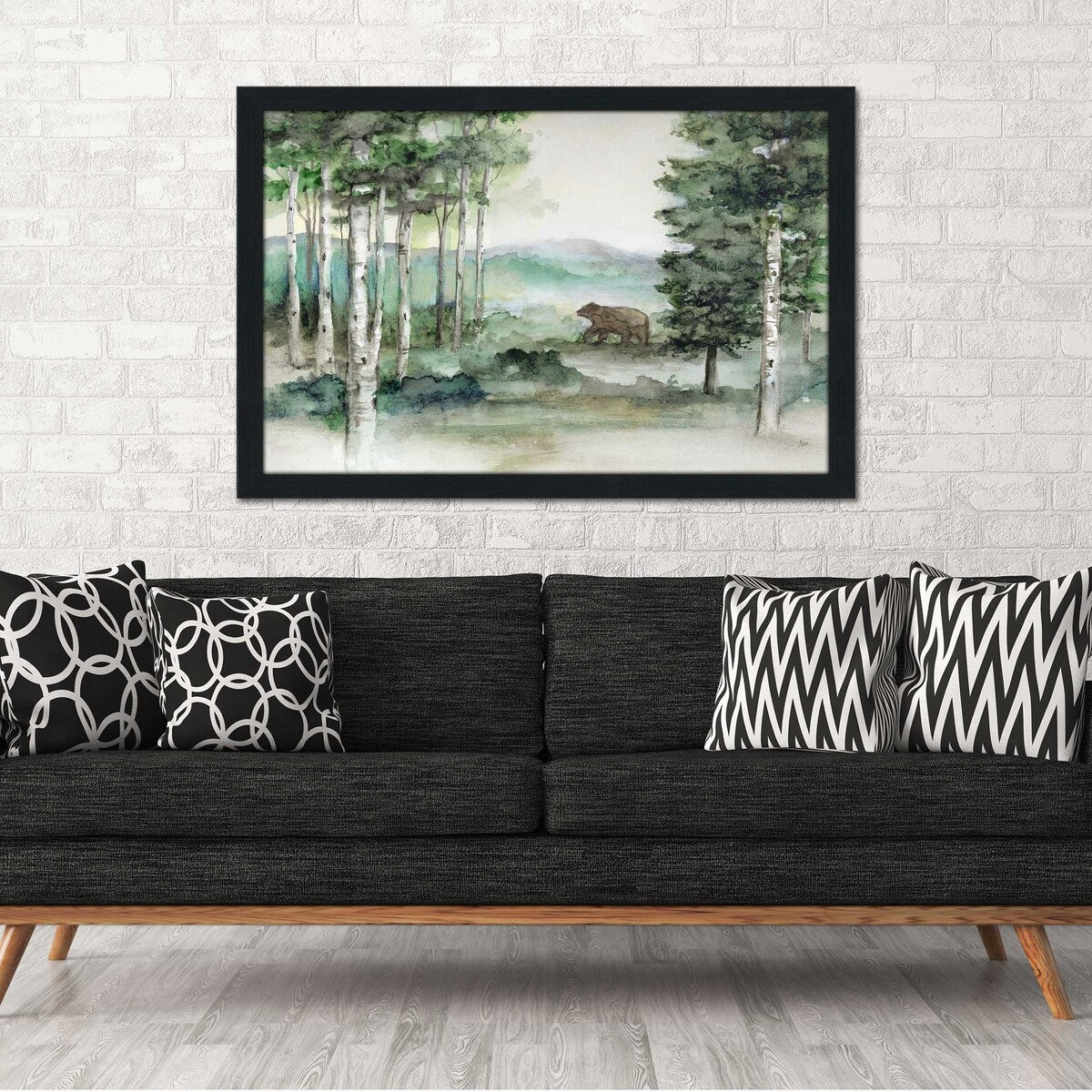 Bear Mountain Landscape Print on Acrylic - Stunning Wall Art for Home & Office Decor | Perfect for Living Room, Bedroom, or Gift