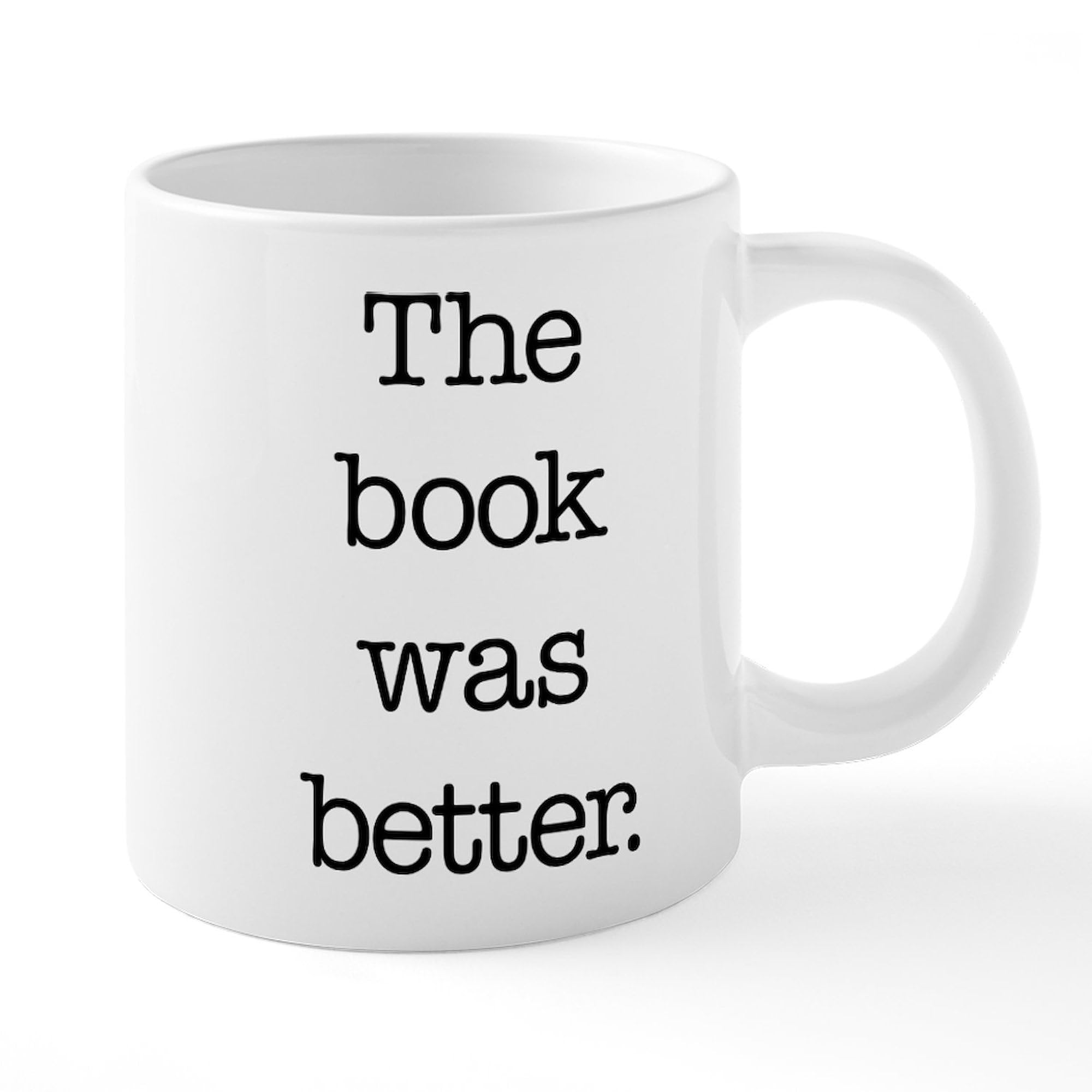 The Book Was Better 20 oz Ceramic Coffee Mega Mug - Large Novelty Book Lover Gift for Readers, Writers & Bibliophiles - Perfect for Home, Office or Book Club Gatherings