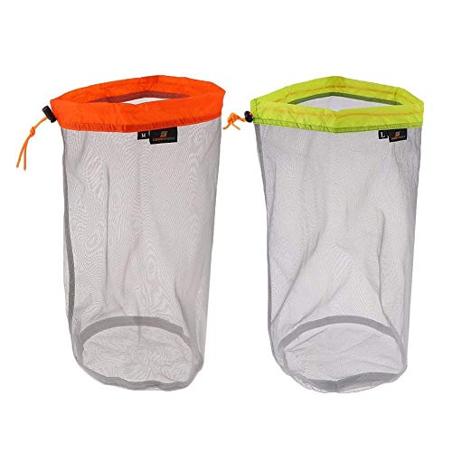 M orange + L green