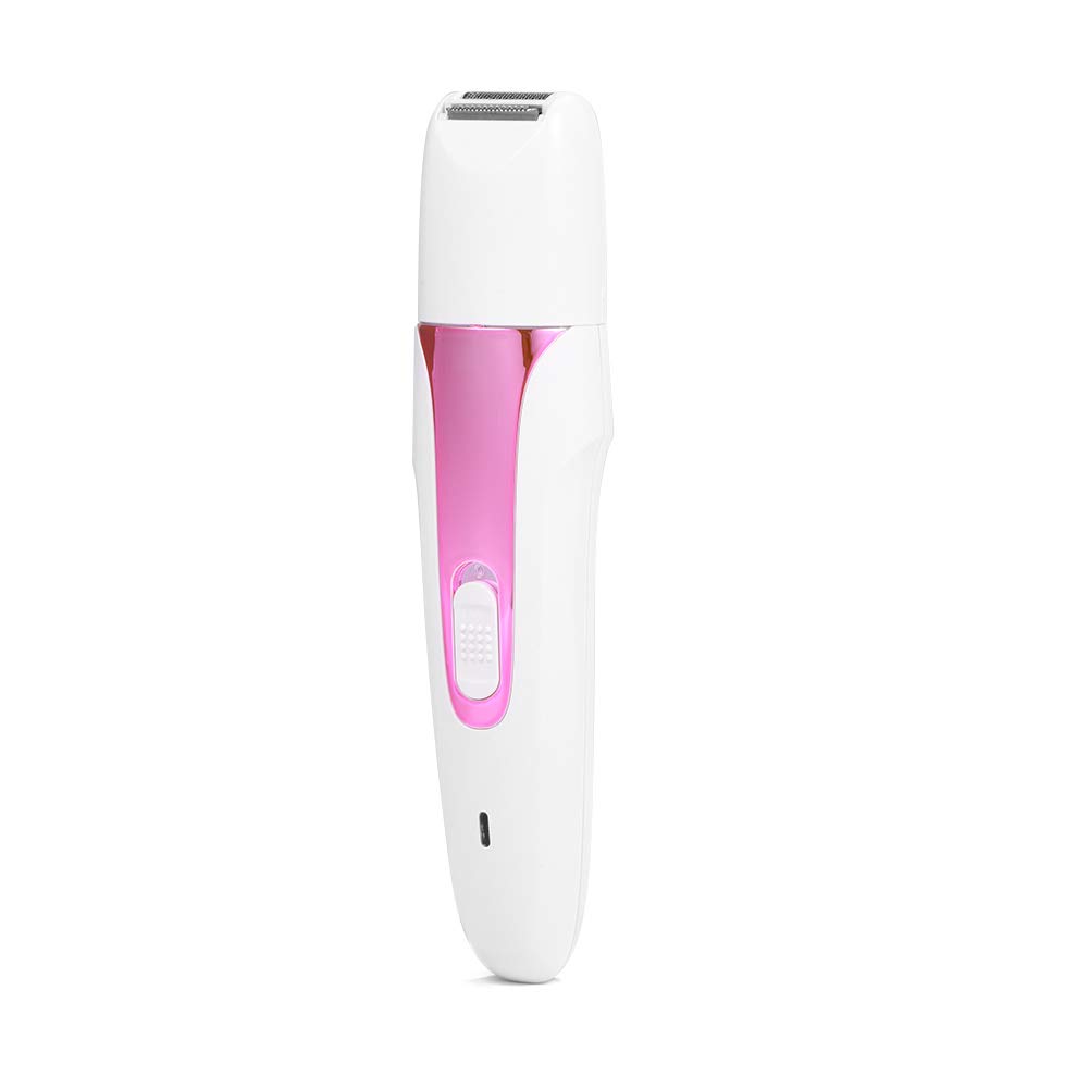 5-in-1 Electric Shaver for Women with Detachable Heads - Facial Hair Remover, Eyebrow Trimmer, Nose & Ear Hair Clipper, Body Groomer (Rose Gold) | Perfect for Travel, Home Use & Quick Touch-Ups