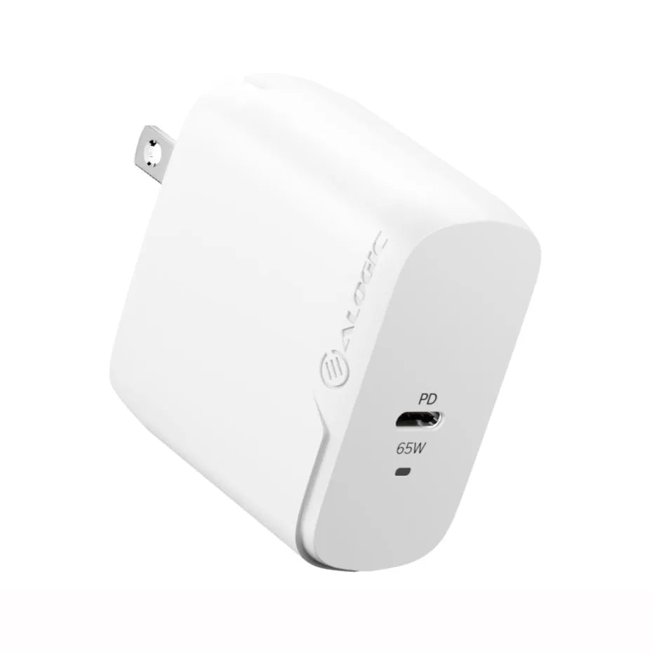 65W GaN Fast Charger with 2m 100W USB-C Cable - Compact & Powerful Charging for Laptops, Phones & Tablets - Perfect for Travel, Office & Home Use