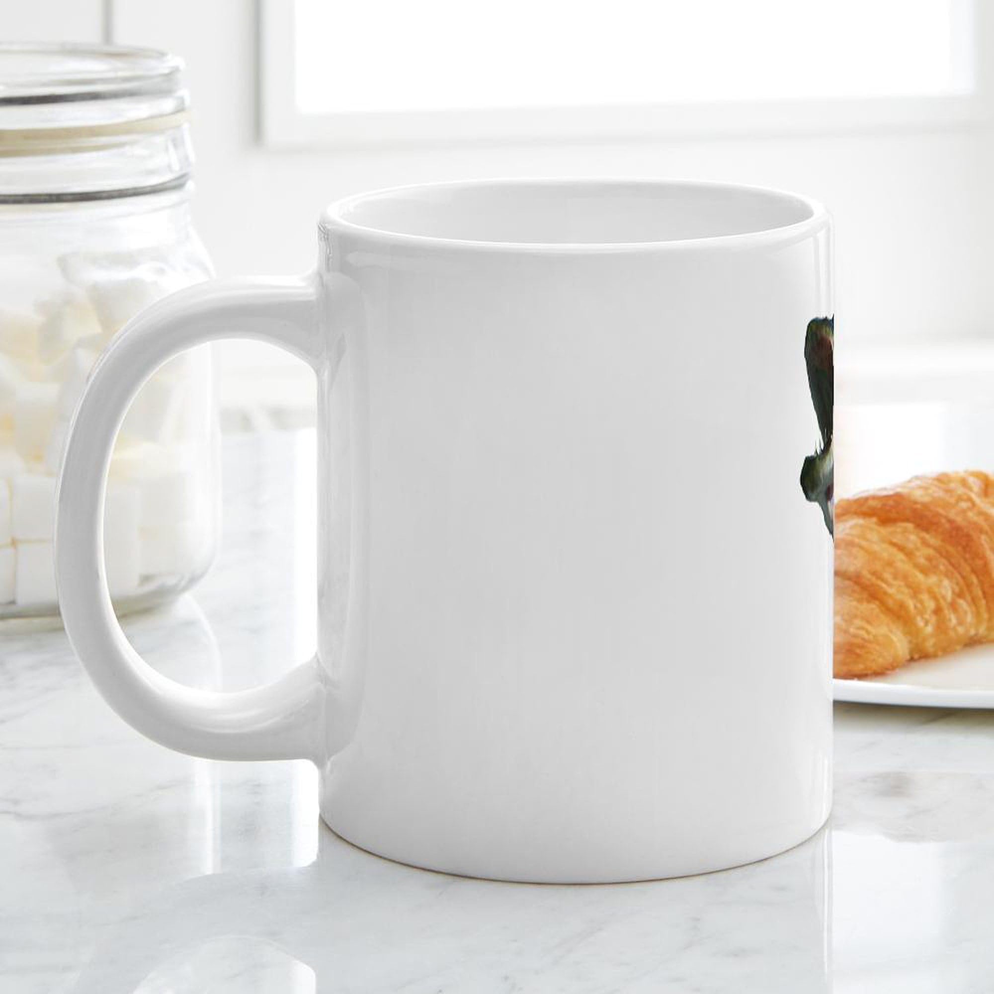 Toothy Musky 20 oz Ceramic Coffee Mug - Large Insulated Coffee Cup for Home, Office & Camping - Funny Novelty Gift for Coffee Lovers