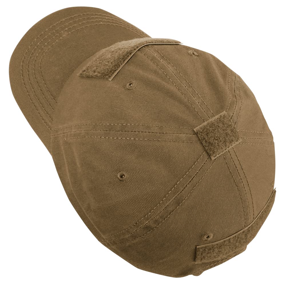 Condor Tactical Cap - Military Style Baseball Hat in Coyote Brown for Outdoor, Hiking, and Tactical Operations